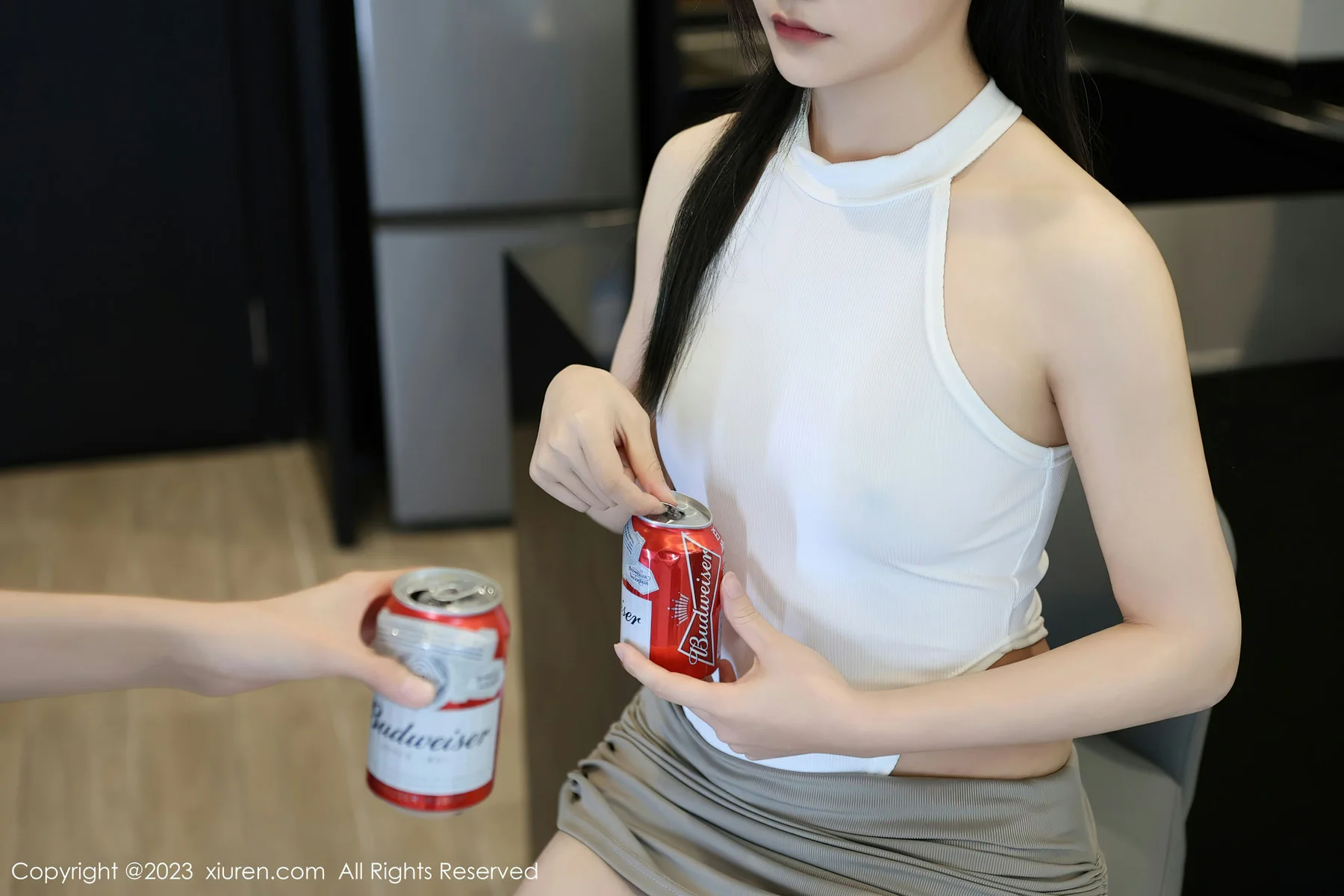 XiuRen 秀人 No.7663  大橘BBKira 首套写真连衣短裙 - 4