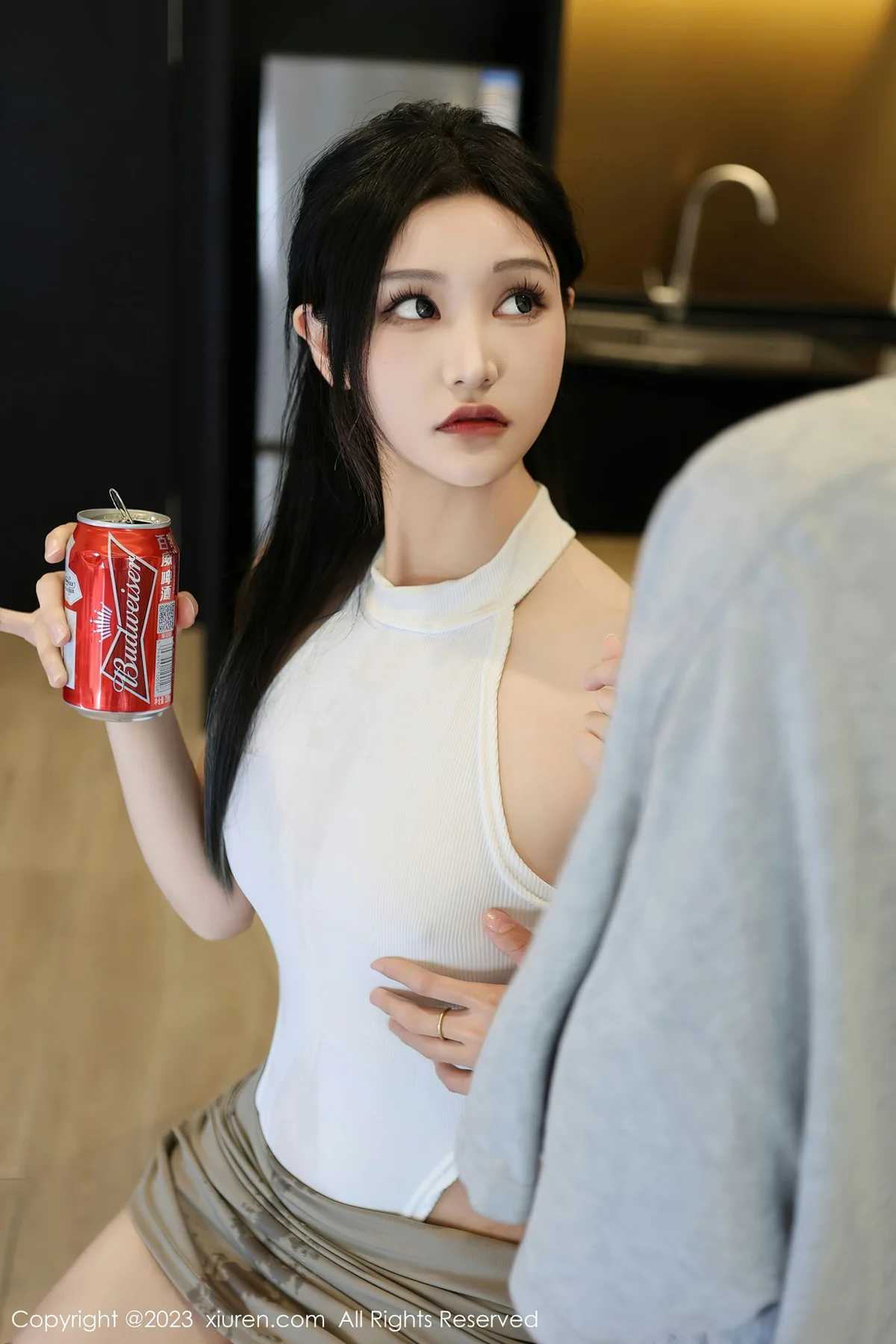 XiuRen 秀人 No.7663  大橘BBKira 首套写真连衣短裙 - 9