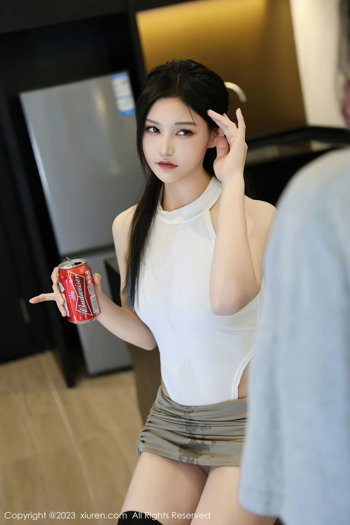 XiuRen 秀人 No.7663  大橘BBKira 首套写真连衣短裙 - 3