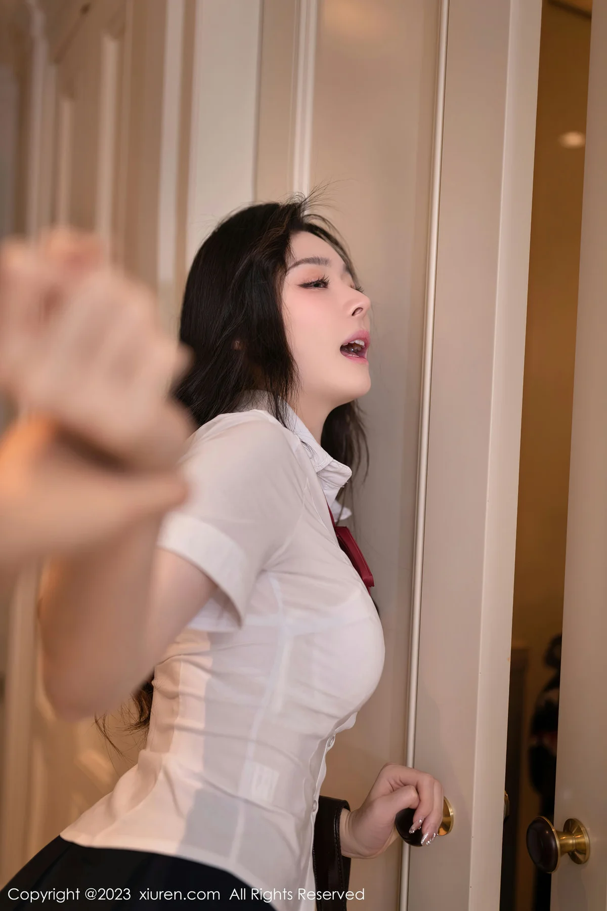 XiuRen 秀人 No.7674  小逗逗 蕾丝内衣日本旅拍1 - 8