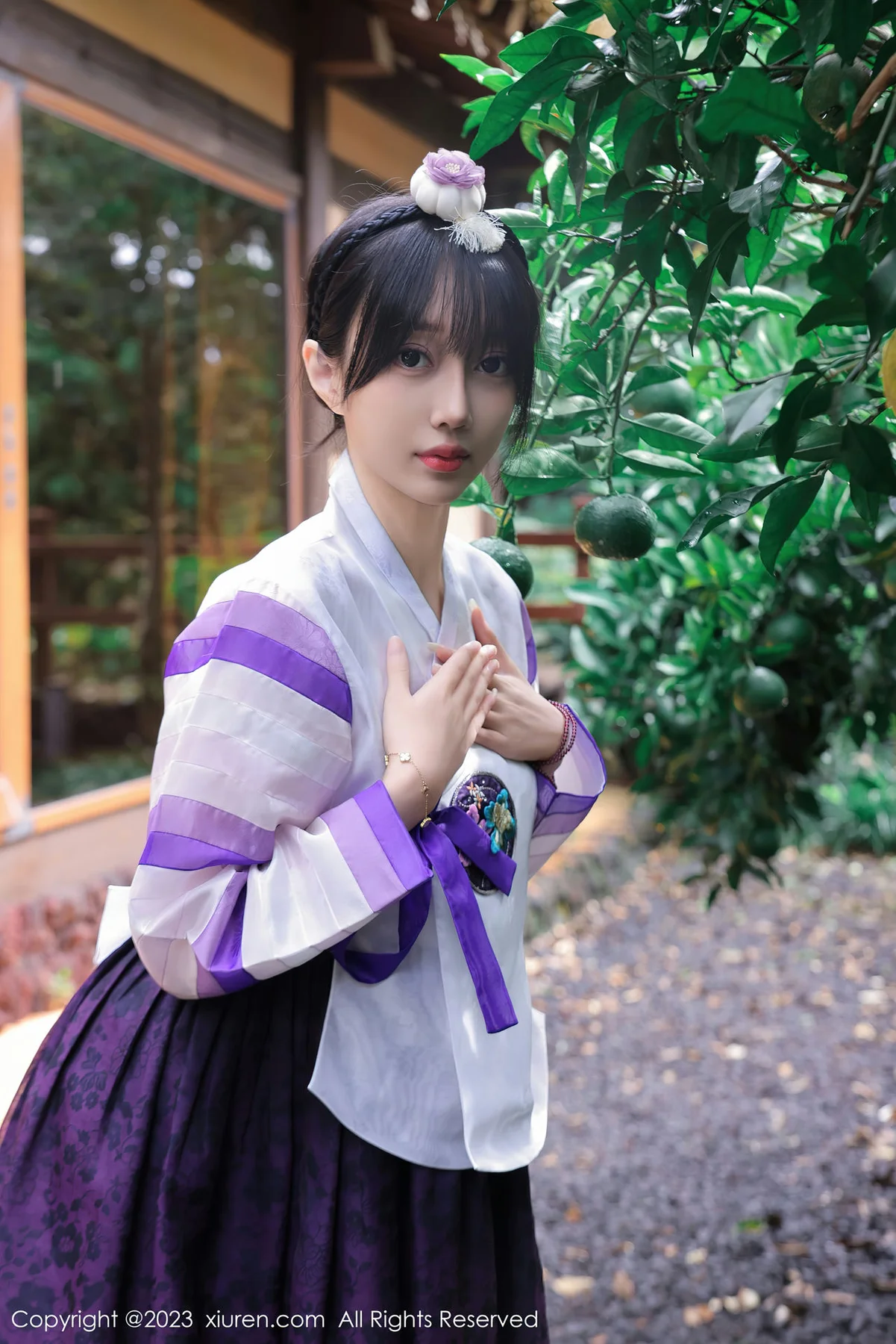 XiuRen 秀人 No.7677  玥儿玥er 大长今服饰济州岛旅拍 - 6