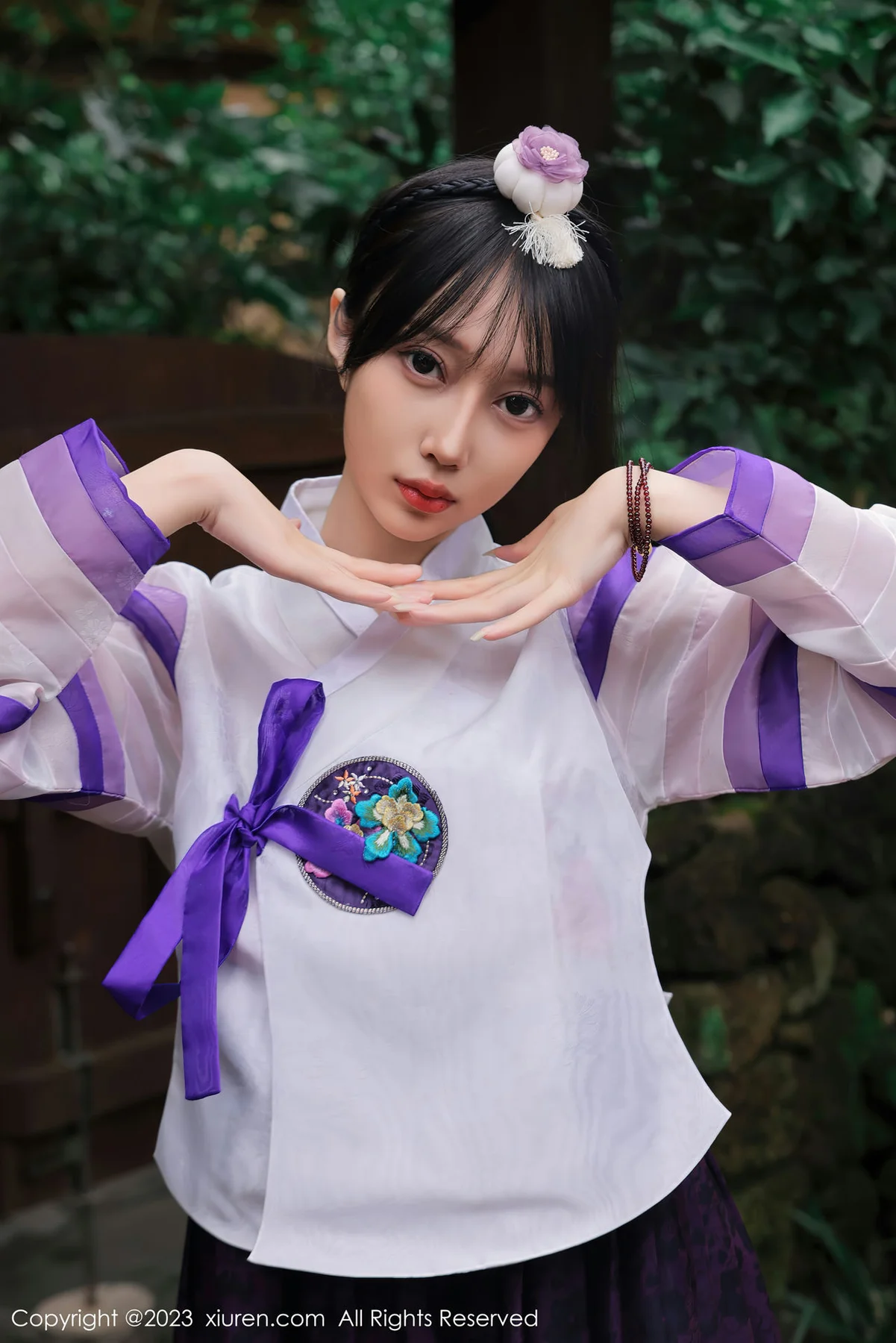 XiuRen 秀人 No.7677  玥儿玥er 大长今服饰济州岛旅拍 - 8