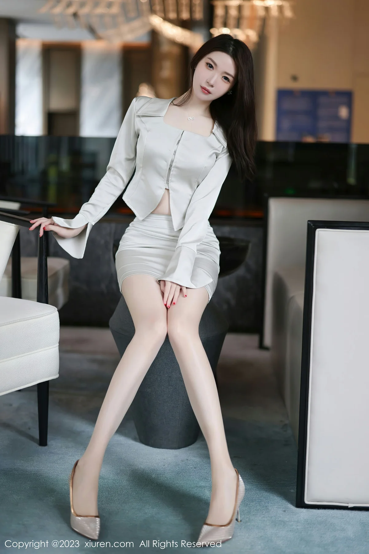 XiuRen 秀人 No.7709  梦心玥 诱人原色丝袜安吉旅拍2 - 5