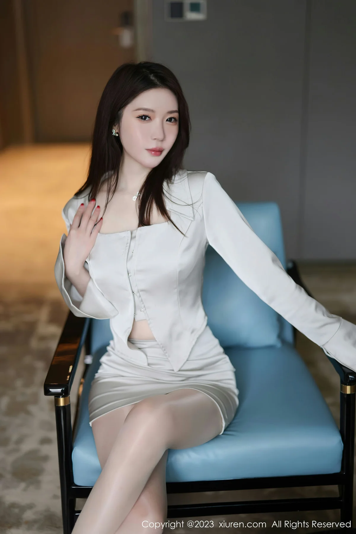 XiuRen 秀人 No.7709  梦心玥 诱人原色丝袜安吉旅拍2 - 6