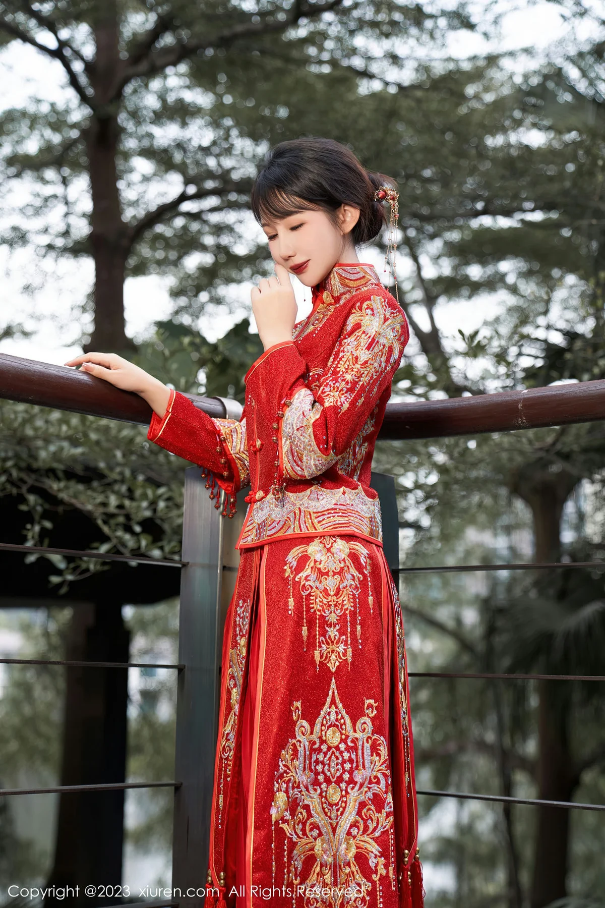 XiuRen 秀人 No.7729  波巧酱 专属新娘性感写真1 - 1