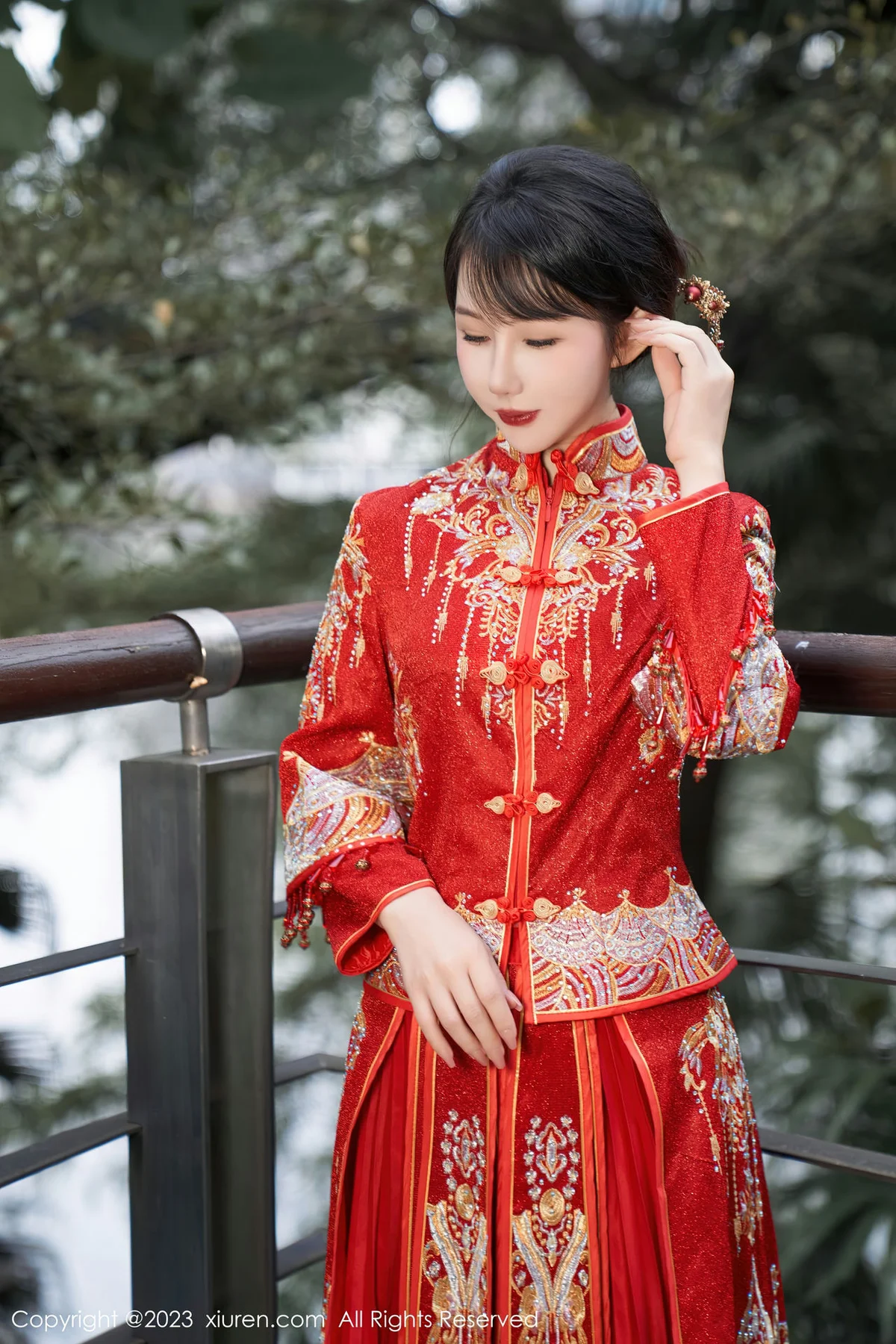 XiuRen 秀人 No.7729  波巧酱 专属新娘性感写真1 - 8