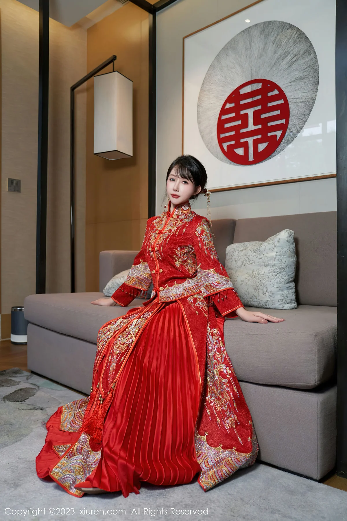 XiuRen 秀人 No.7729  波巧酱 专属新娘性感写真1 - 6