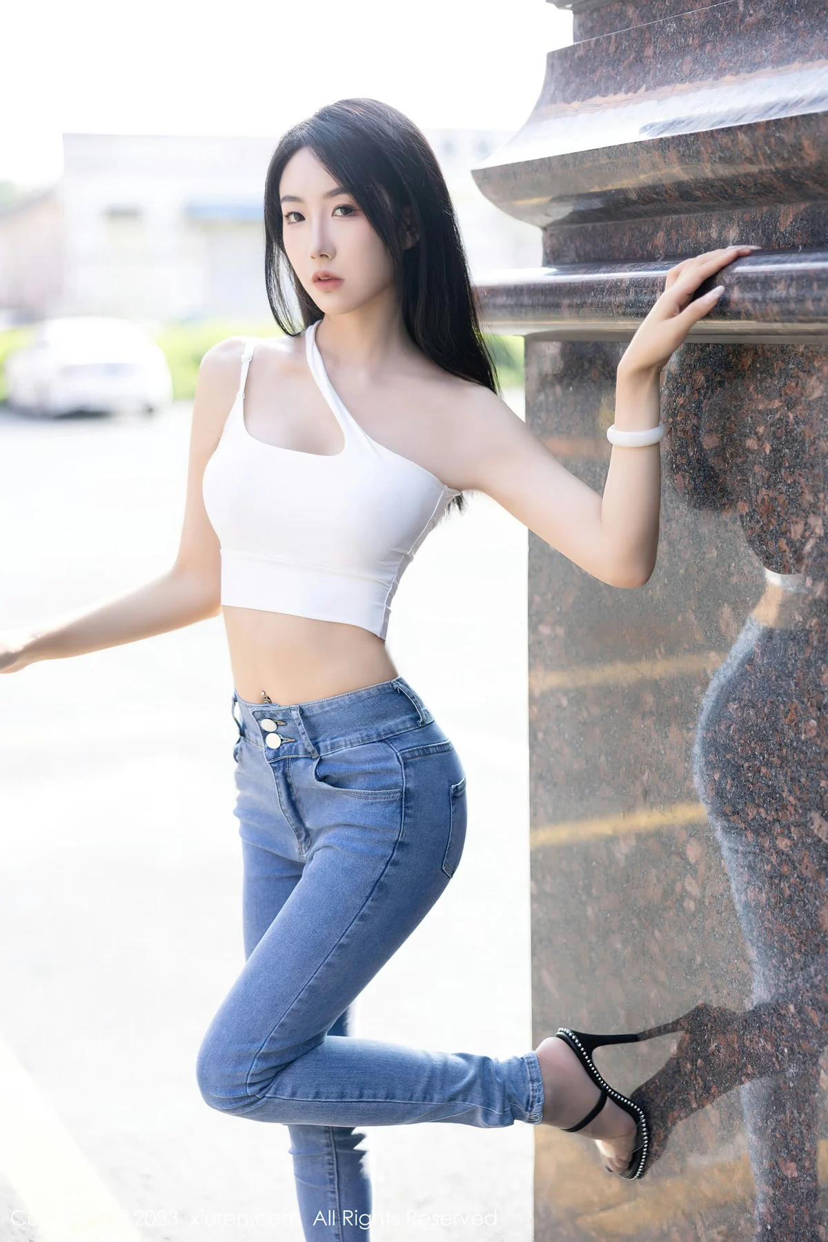 XiuRen 秀人 No.7781  苏苏阿 街拍牛仔性感写真33 - 1