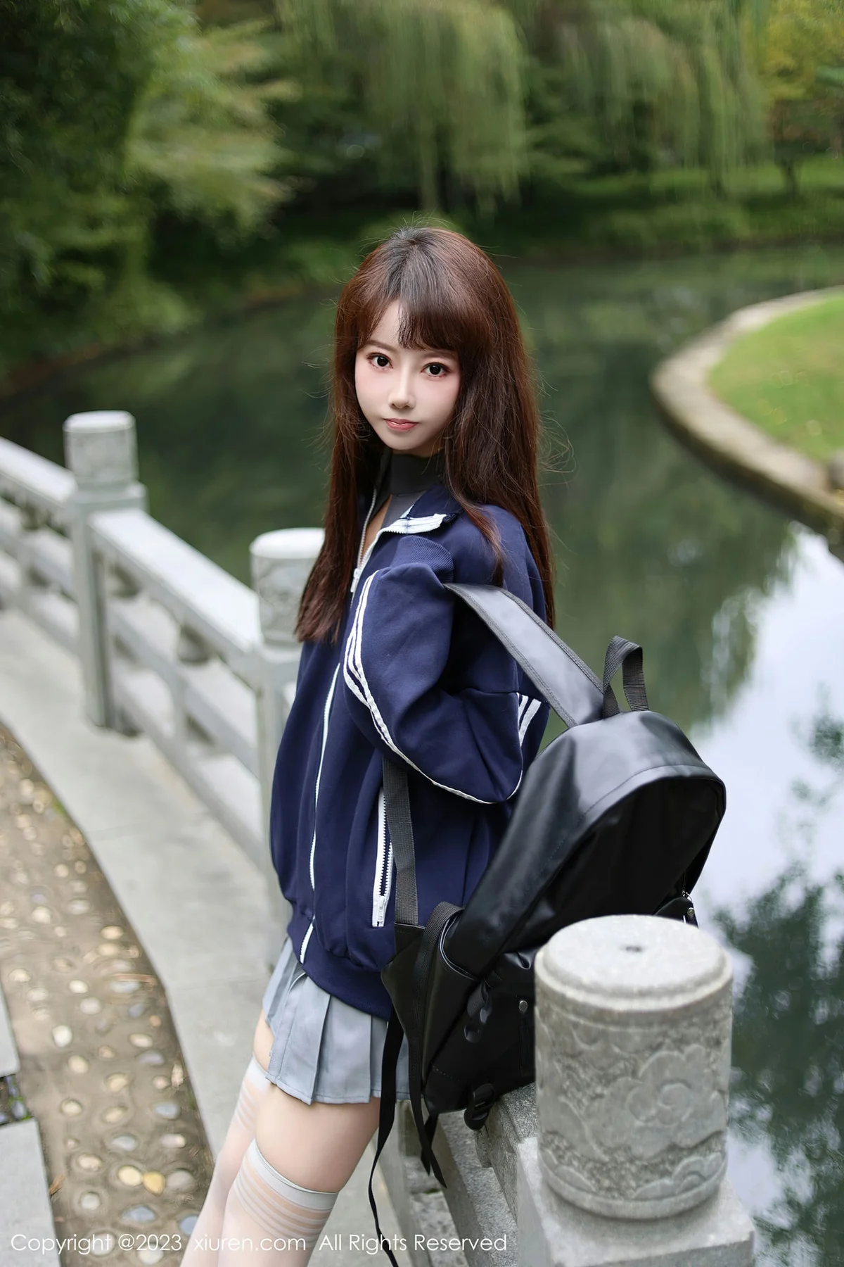 XiuRen 秀人 No.7784  韩系学妹 蓝色休息服性感写真1 - 2