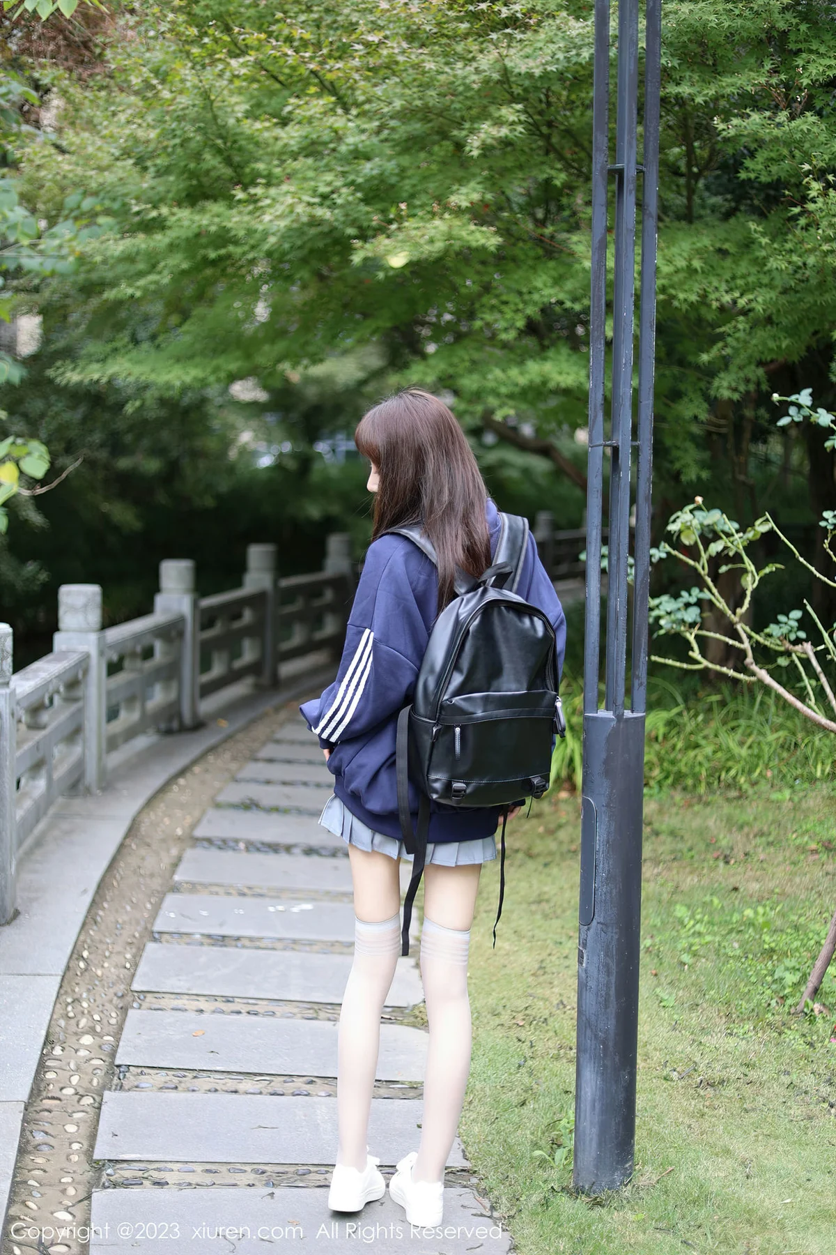 XiuRen 秀人 No.7784  韩系学妹 蓝色休息服性感写真1 - 8