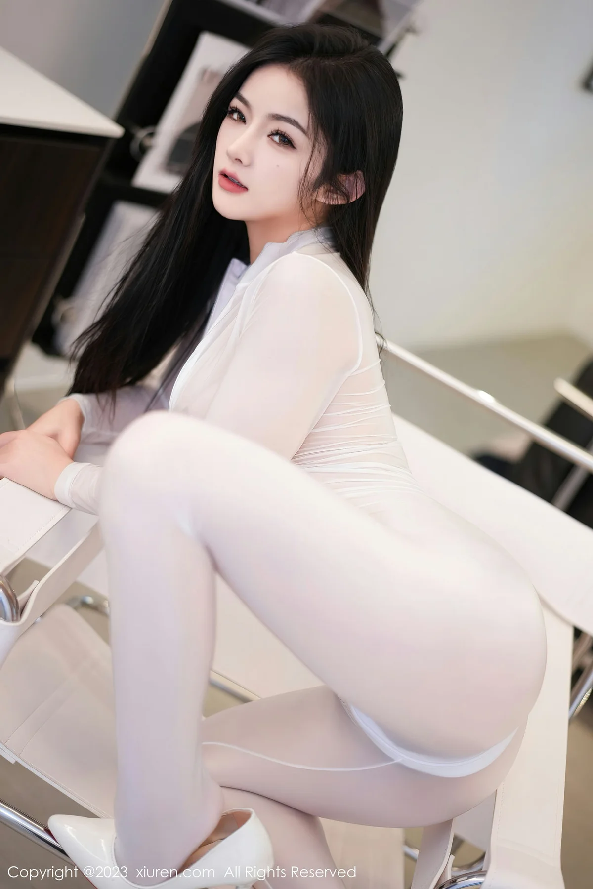 XiuRen 秀人 No.7785  谭小灵 白色轻透连体衣性感写真22 - 4