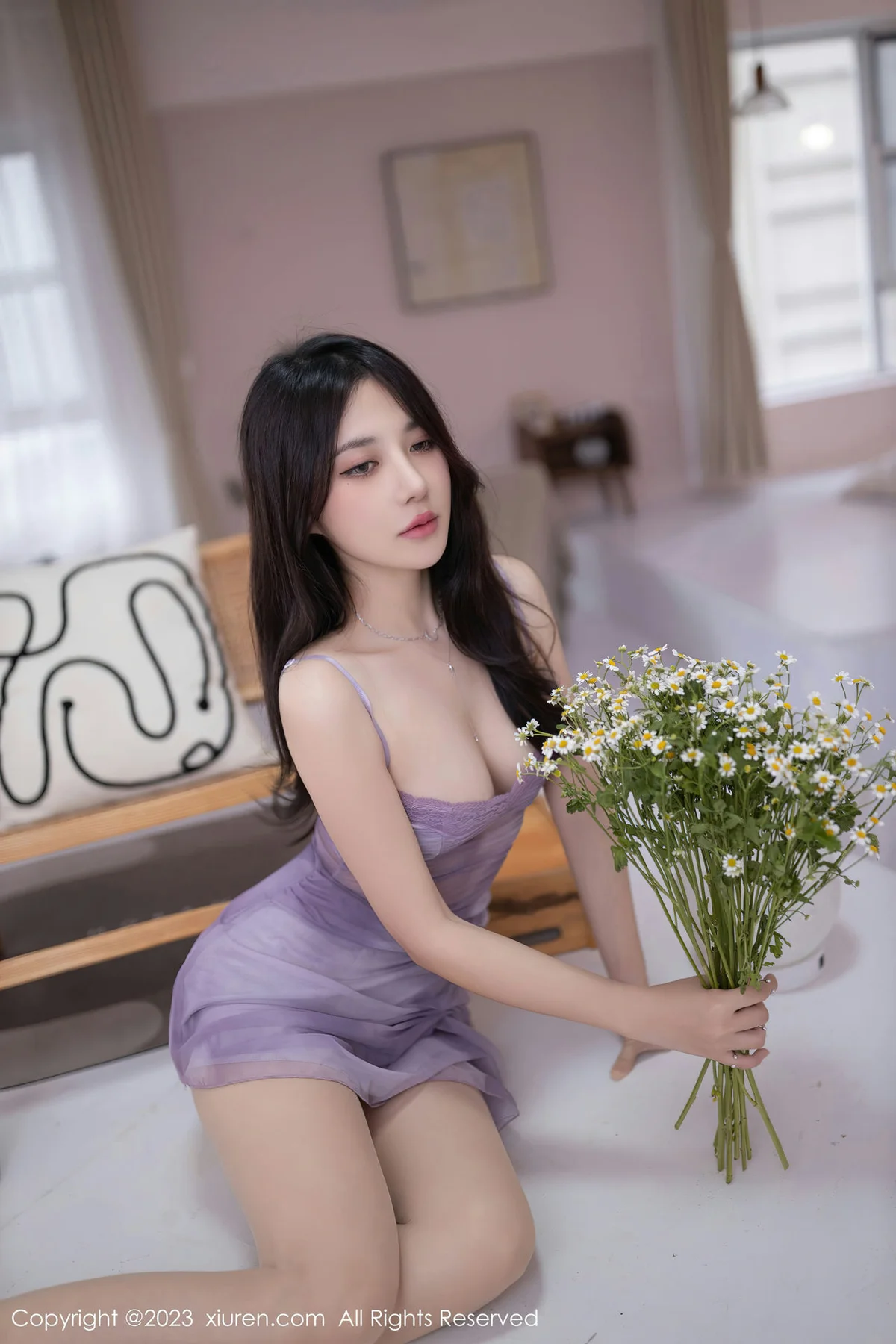 XiuRen 秀人 No.7786  鱼子酱Fish 连衣短裙性感写真11 - 2