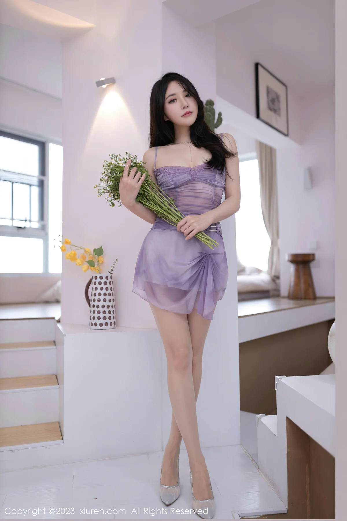 XiuRen 秀人 No.7786  鱼子酱Fish 连衣短裙性感写真11 - 5