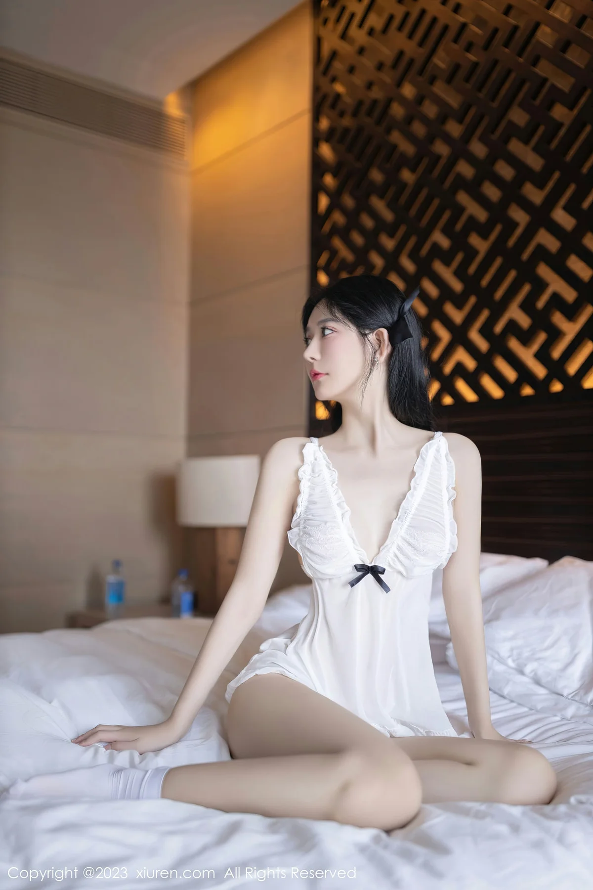 XiuRen 秀人 No.7789  幼幼 白色轻透性感写真111 - 10