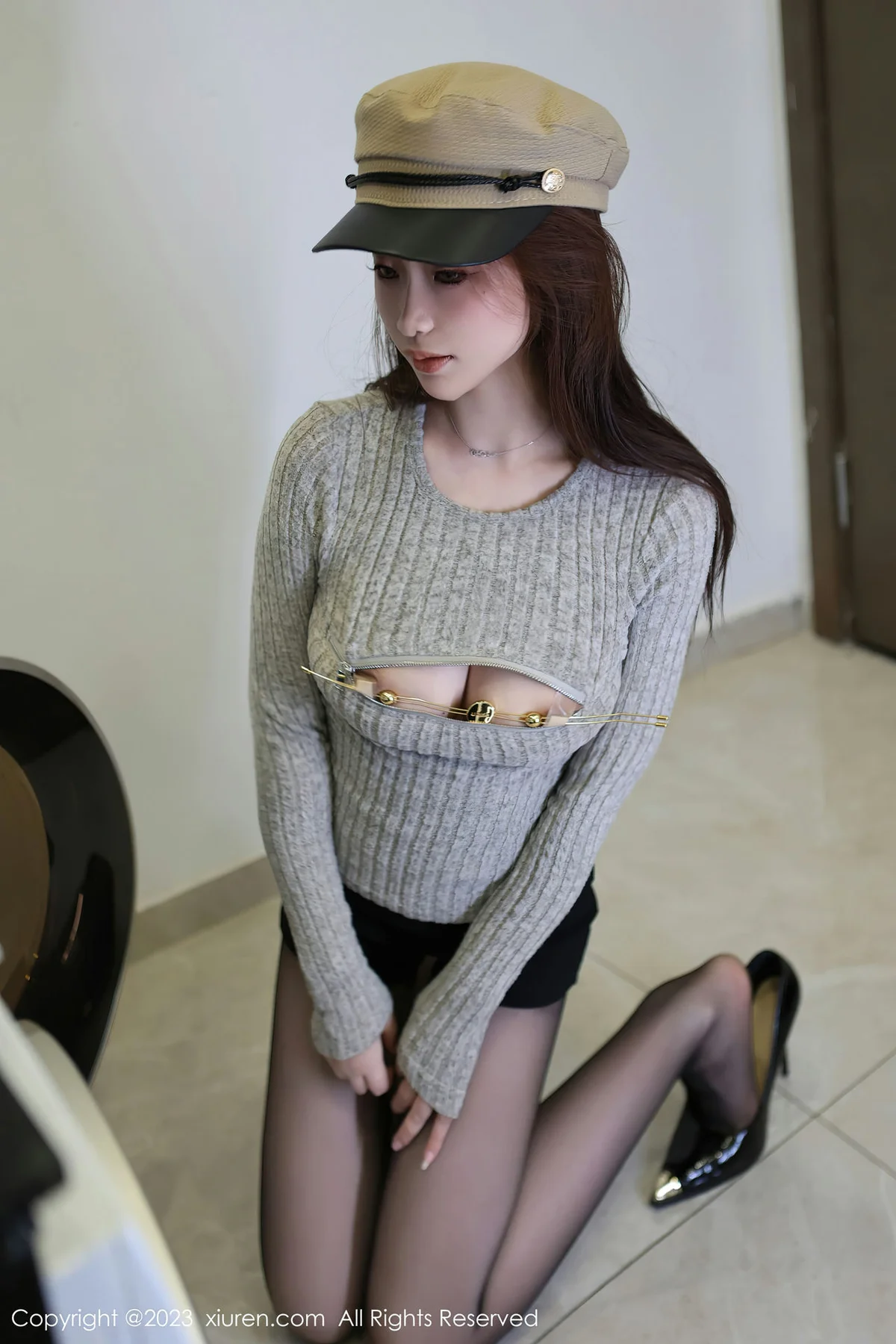 XiuRen 秀人 No.7790  月酱儿 魅惑黑丝性感写真33 - 9