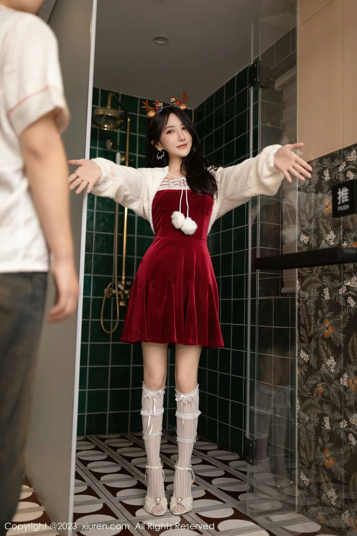 XiuRen 秀人 No.7854  鱼子酱fish 圣诞写真 - 3