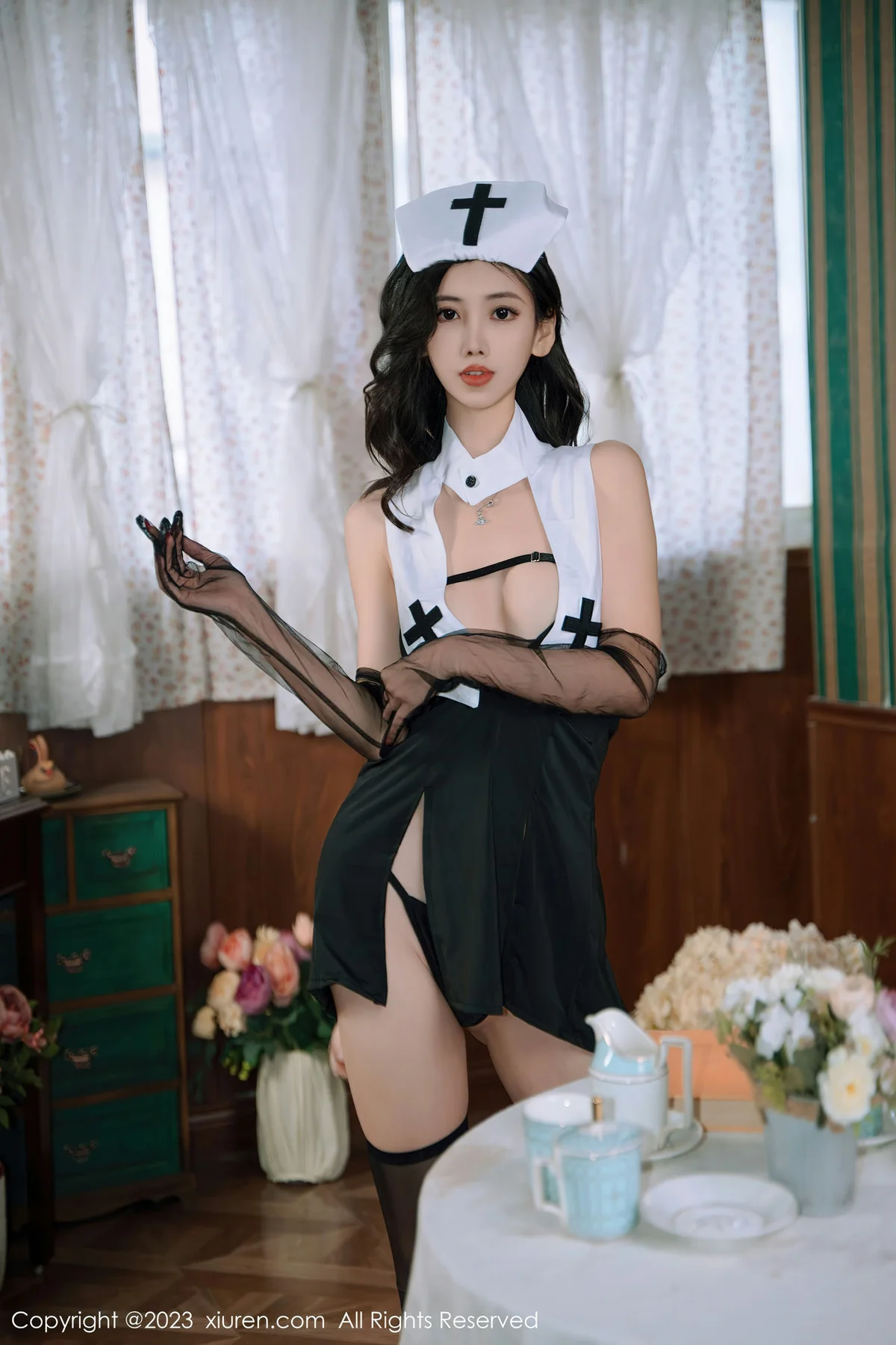 XiuRen 秀人 No.7868  章芃芃 情趣修女性感写真3 - 8