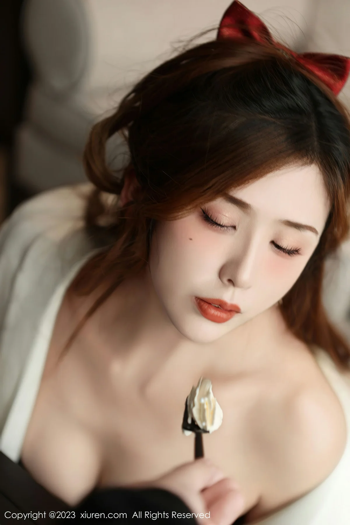 XiuRen 秀人 No.7872  月野兔美妞 魅惑黑丝性感写真 - 7