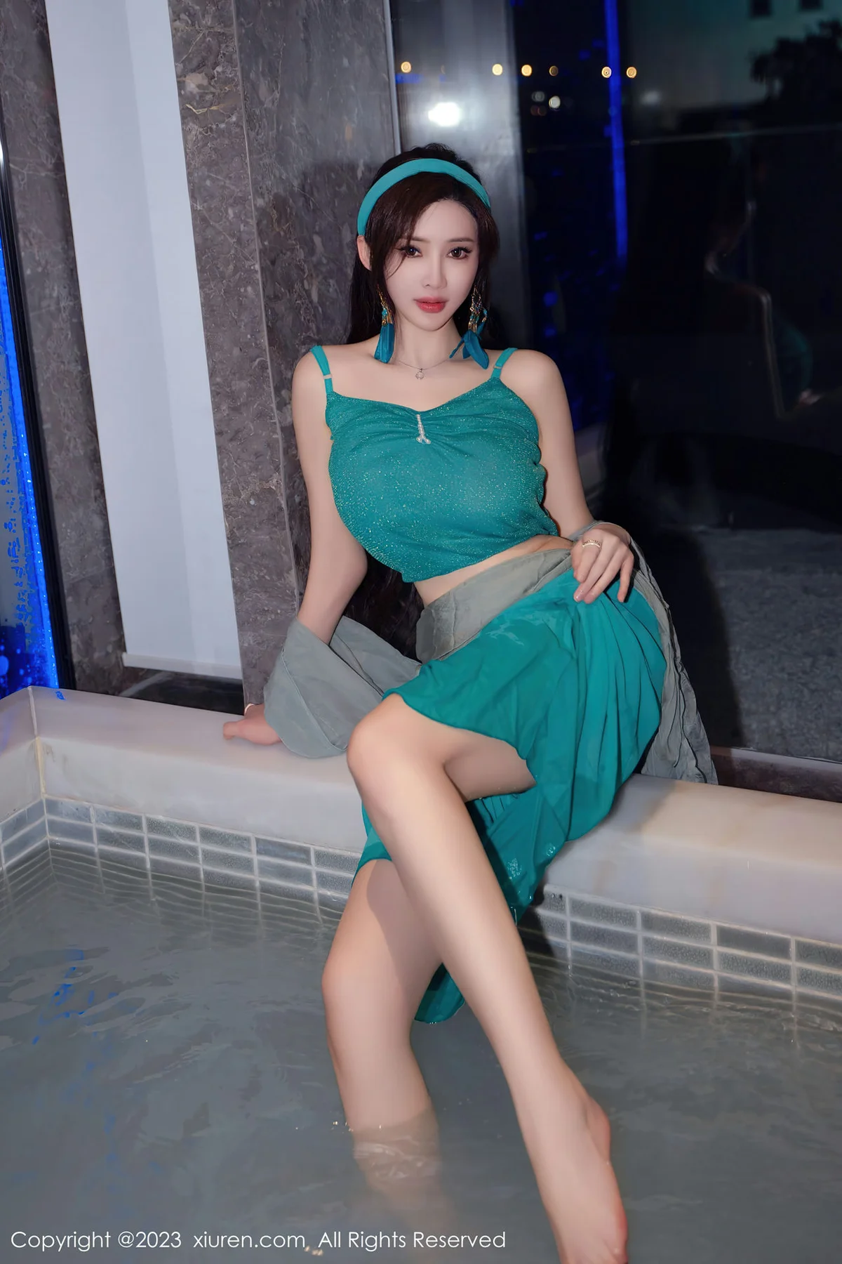 XiuRen 秀人 No.7886  Carol周妍希 温泉主题拍摄性感写真 - 2