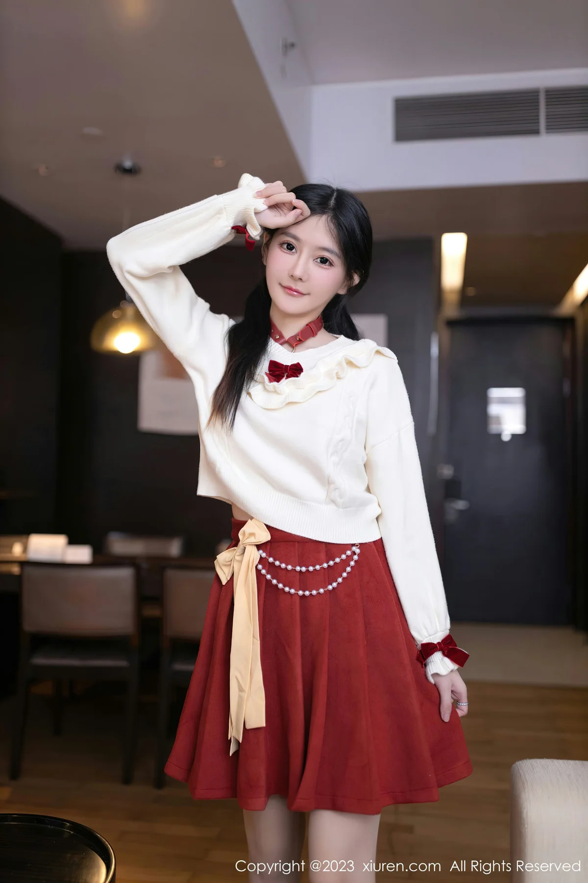 XiuRen 秀人 No.7890  幼幼 红色情趣性感写真11 - 2