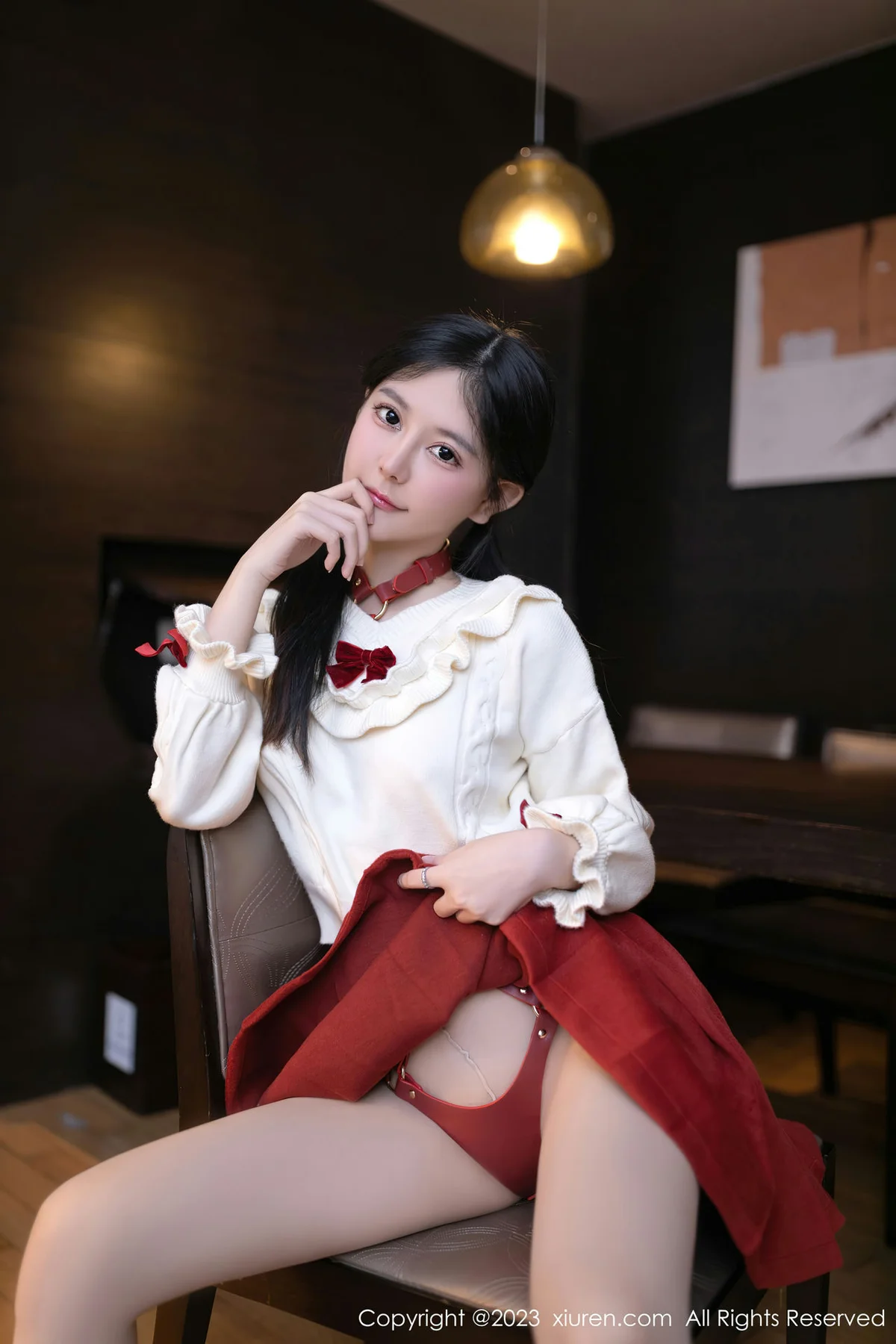 XiuRen 秀人 No.7890  幼幼 红色情趣性感写真11 - 3