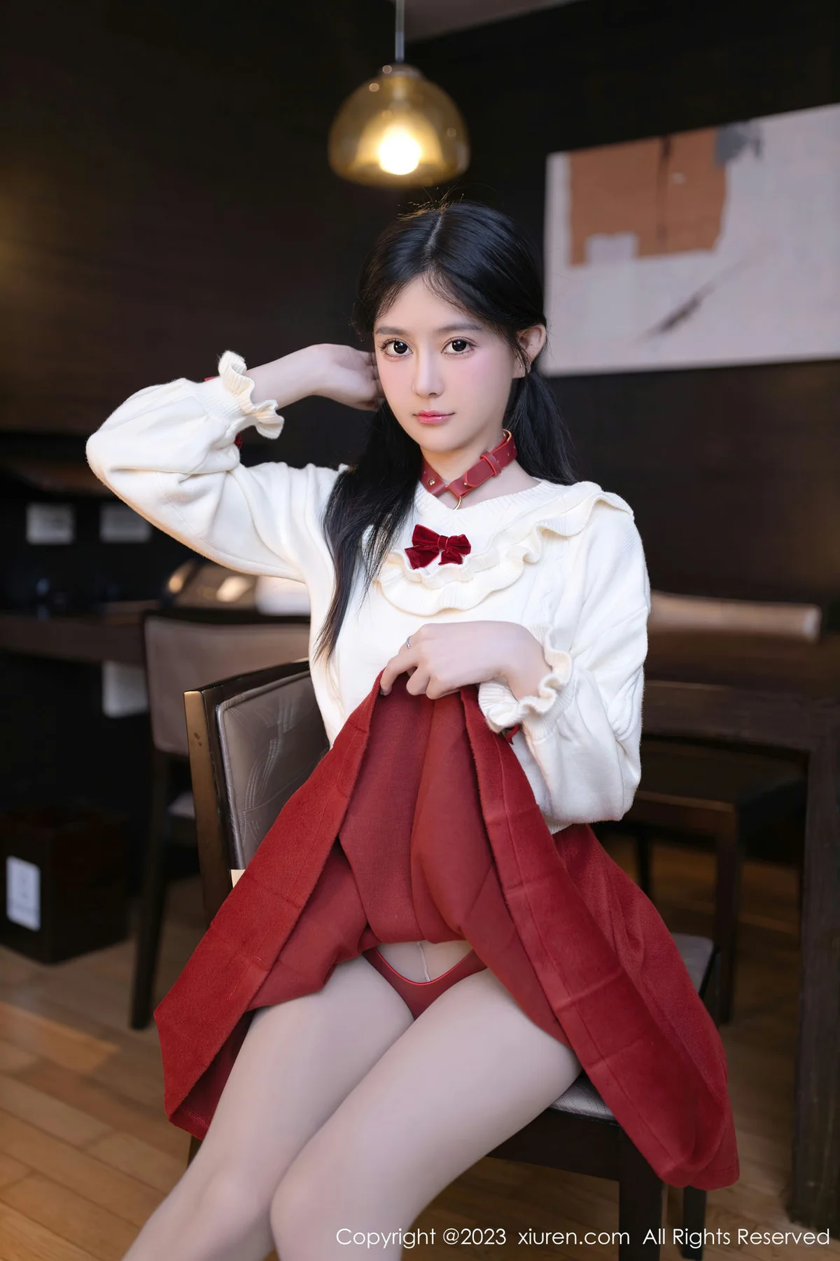 XiuRen 秀人 No.7890  幼幼 红色情趣性感写真11 - 4