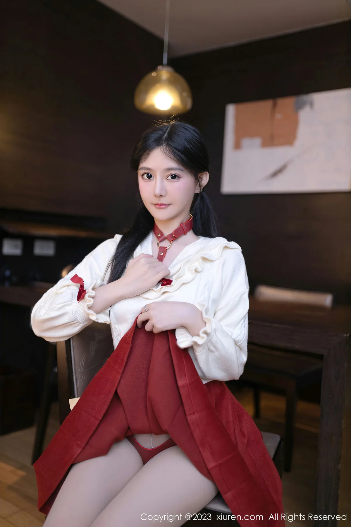 XiuRen 秀人 No.7890  幼幼 红色情趣性感写真11 - 5