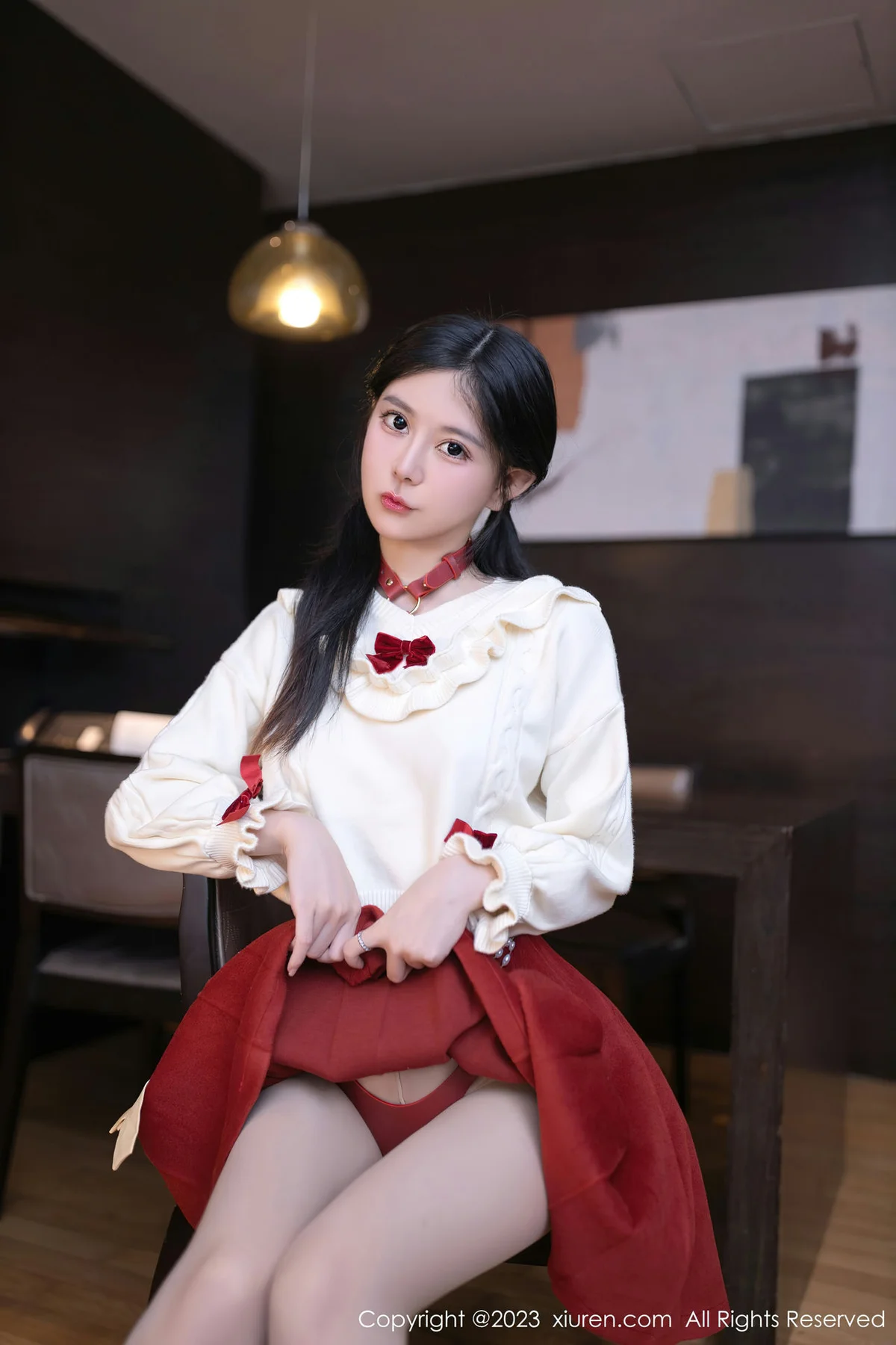 XiuRen 秀人 No.7890  幼幼 红色情趣性感写真11 - 8