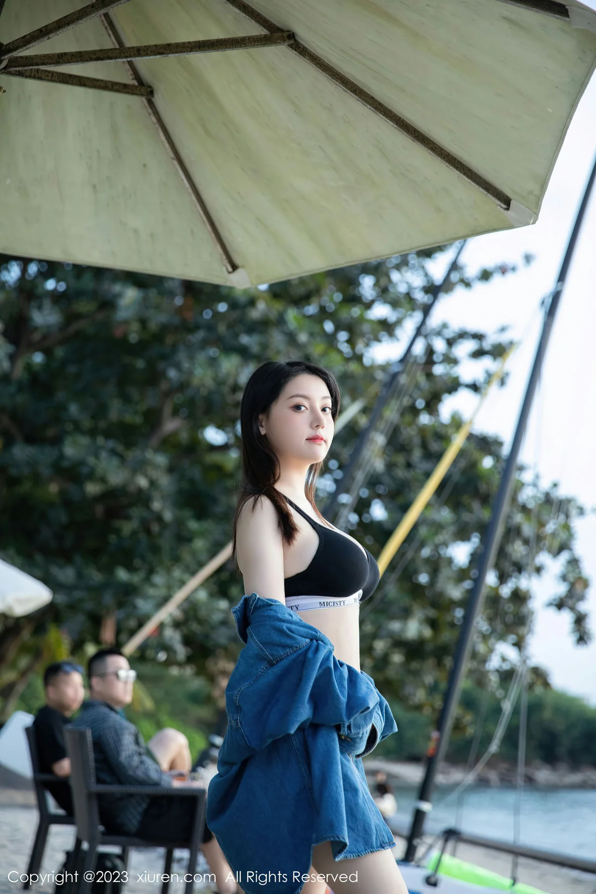 XiuRen 秀人 No.7892  豆瓣酱 黑色比基尼性感写真111 - 4