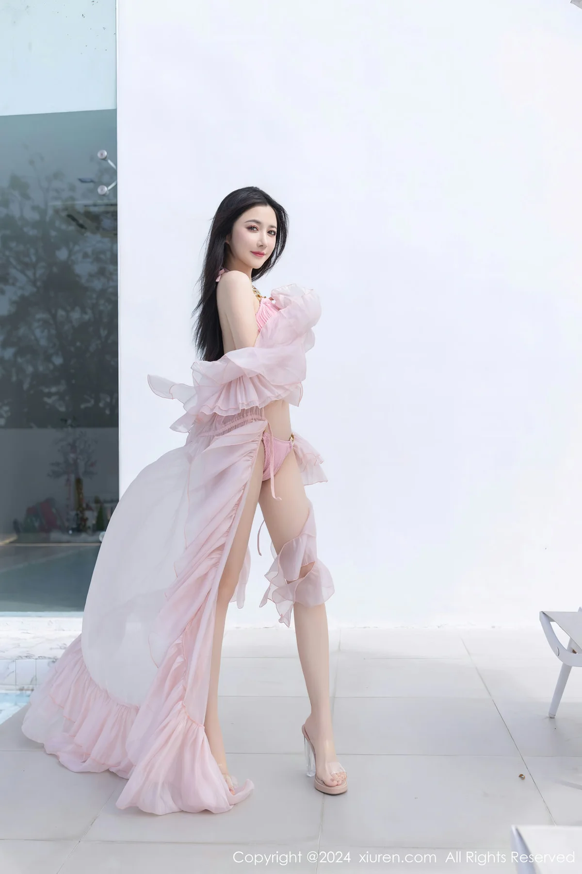 XiuRen 秀人 No.7920  鱼子酱Fish 粉色比基尼泰国旅拍写真11 - 5