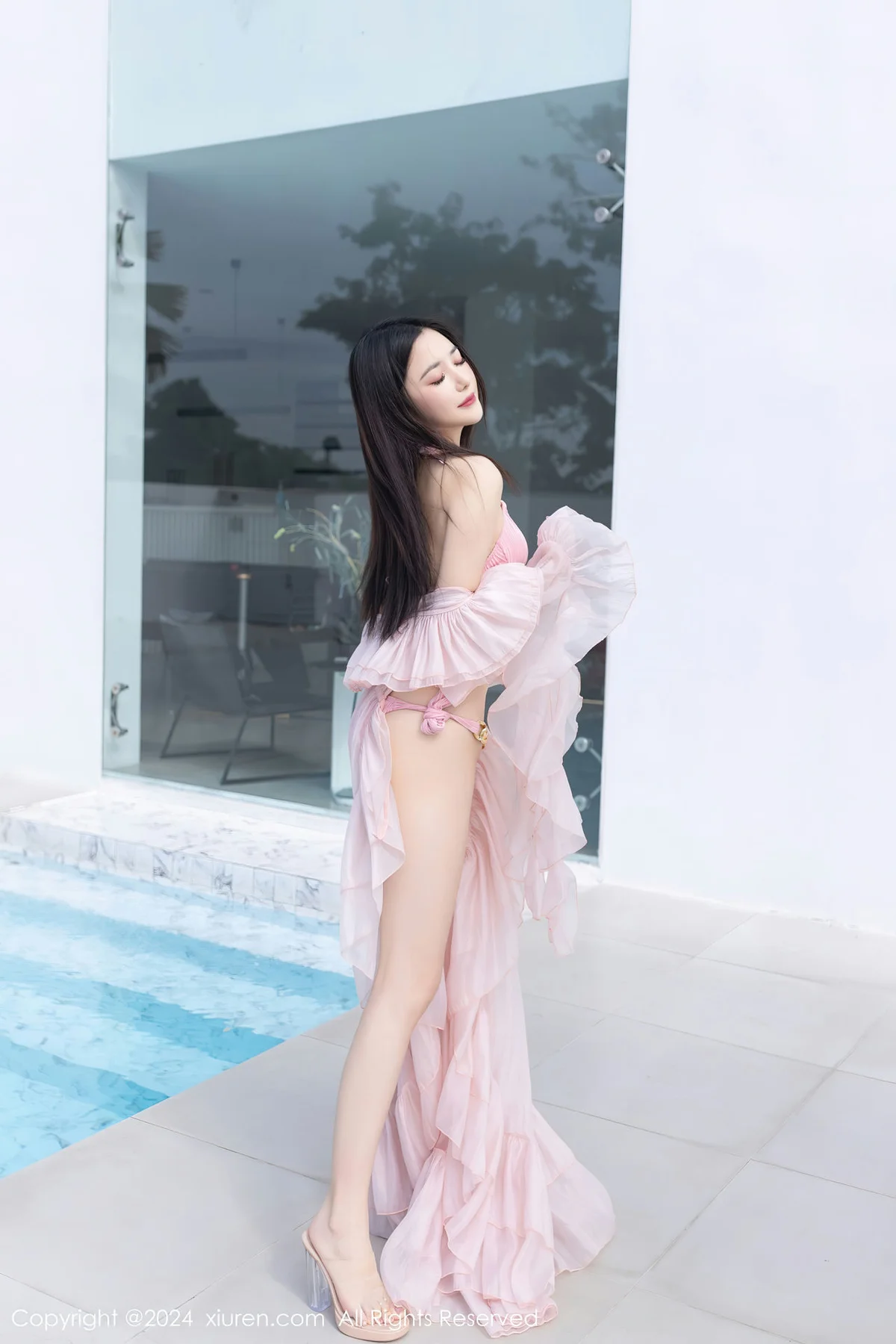 XiuRen 秀人 No.7920  鱼子酱Fish 粉色比基尼泰国旅拍写真11 - 1