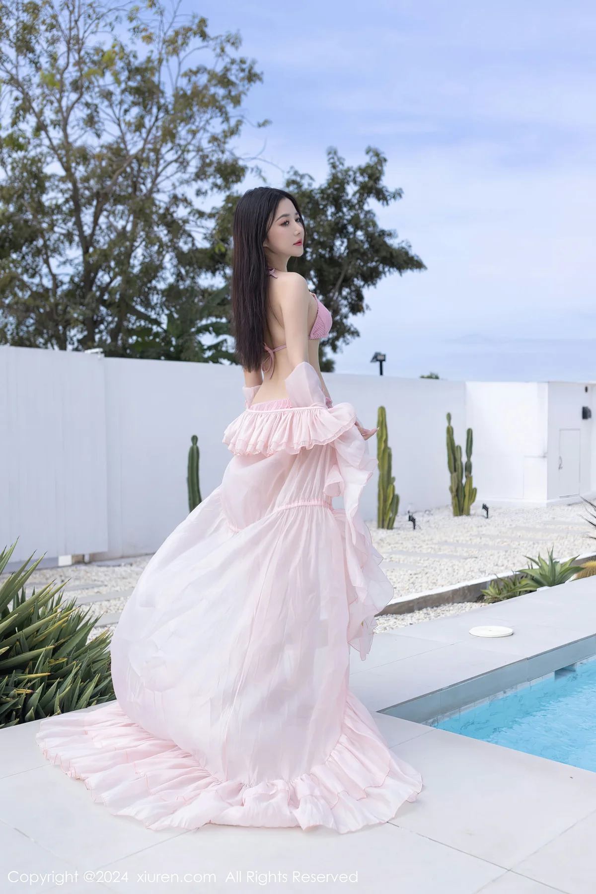 XiuRen 秀人 No.7920  鱼子酱Fish 粉色比基尼泰国旅拍写真11 - 4