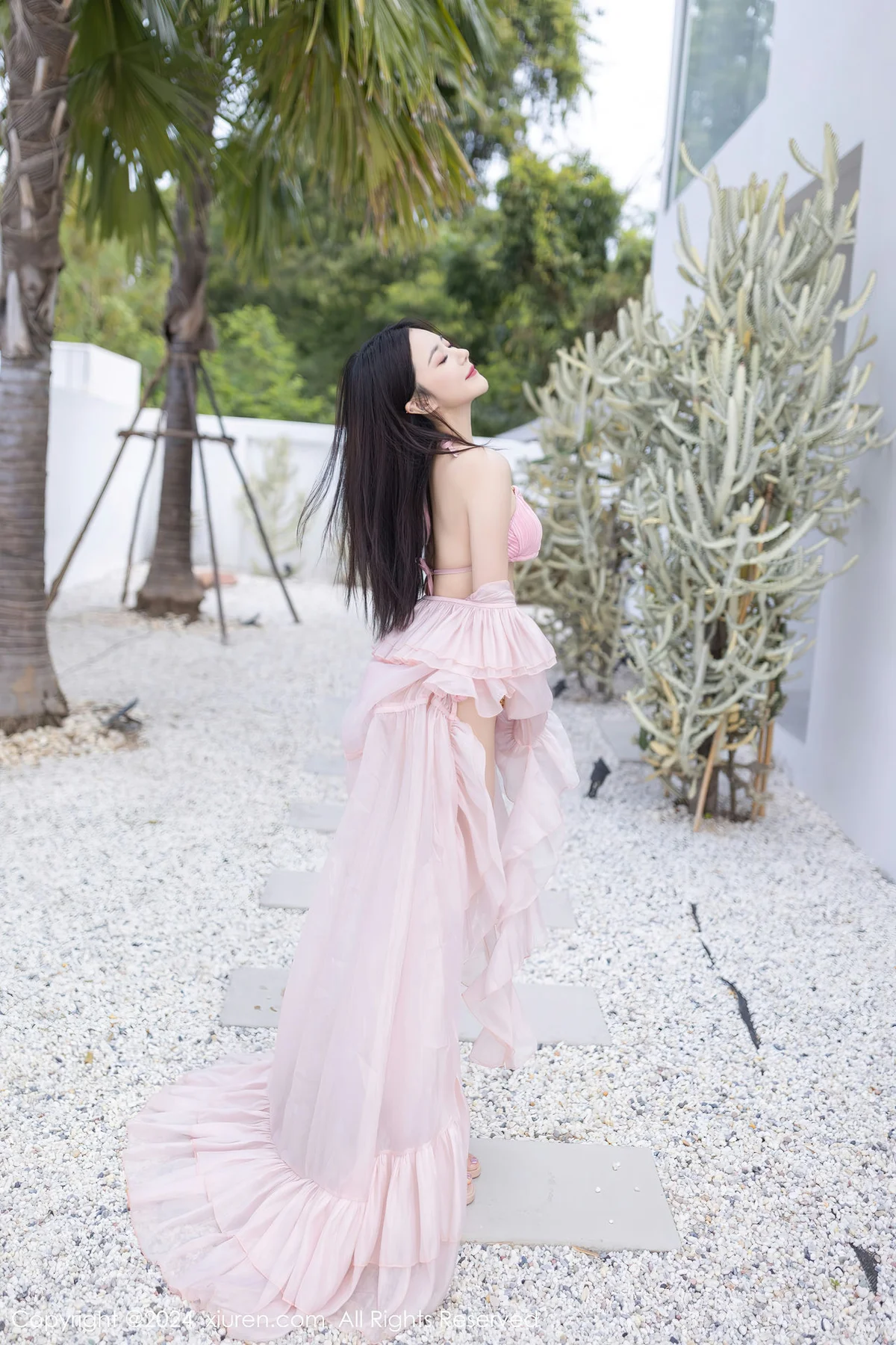 XiuRen 秀人 No.7920  鱼子酱Fish 粉色比基尼泰国旅拍写真11 - 10