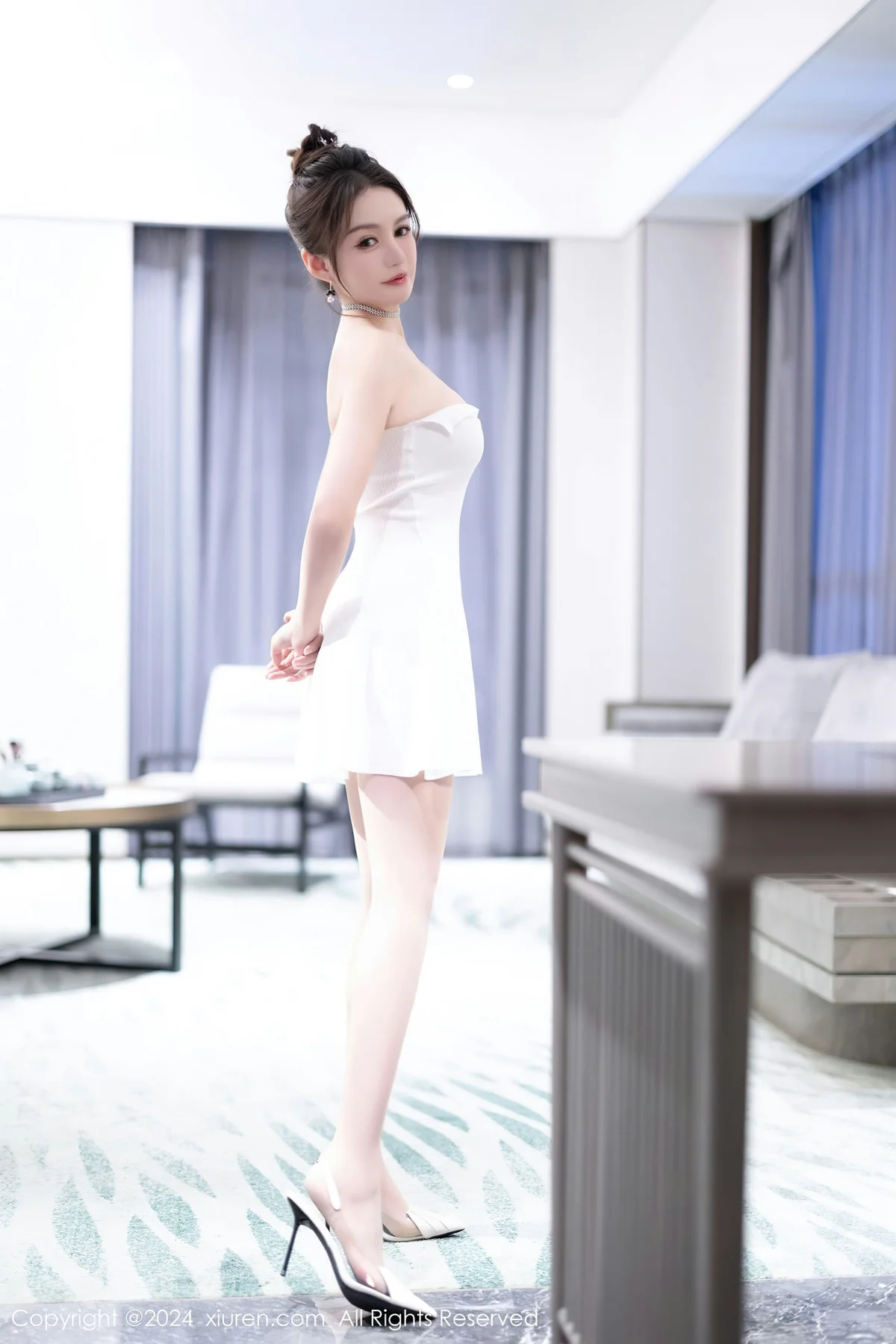 XiuRen 秀人 No.7927  唐宁宁 粉色情趣服饰性感写真2 - 7