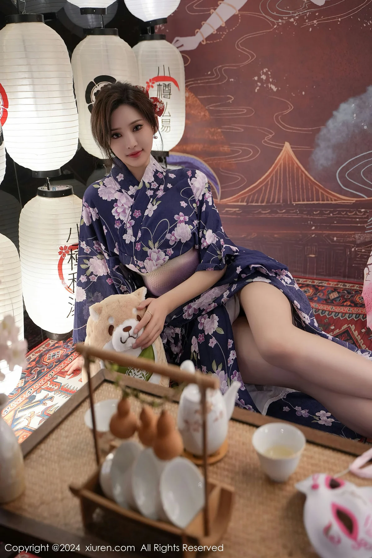 XiuRen 秀人 No.7975  Carol周妍希 深蓝色浴袍三亚旅拍3 - 10