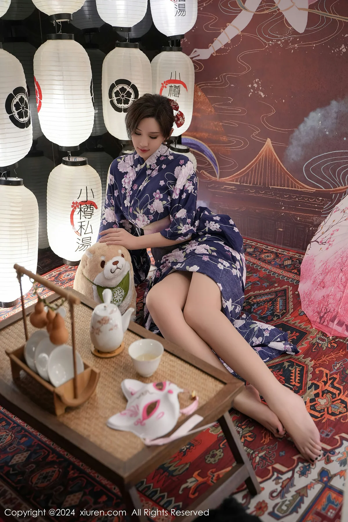 XiuRen 秀人 No.7975  Carol周妍希 深蓝色浴袍三亚旅拍3 - 7