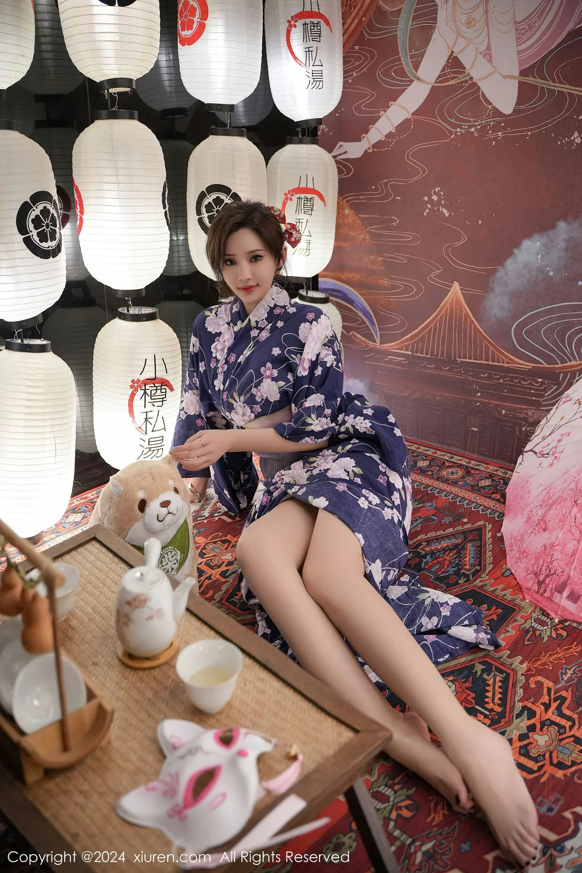 XiuRen 秀人 No.7975  Carol周妍希 深蓝色浴袍三亚旅拍3 - 8