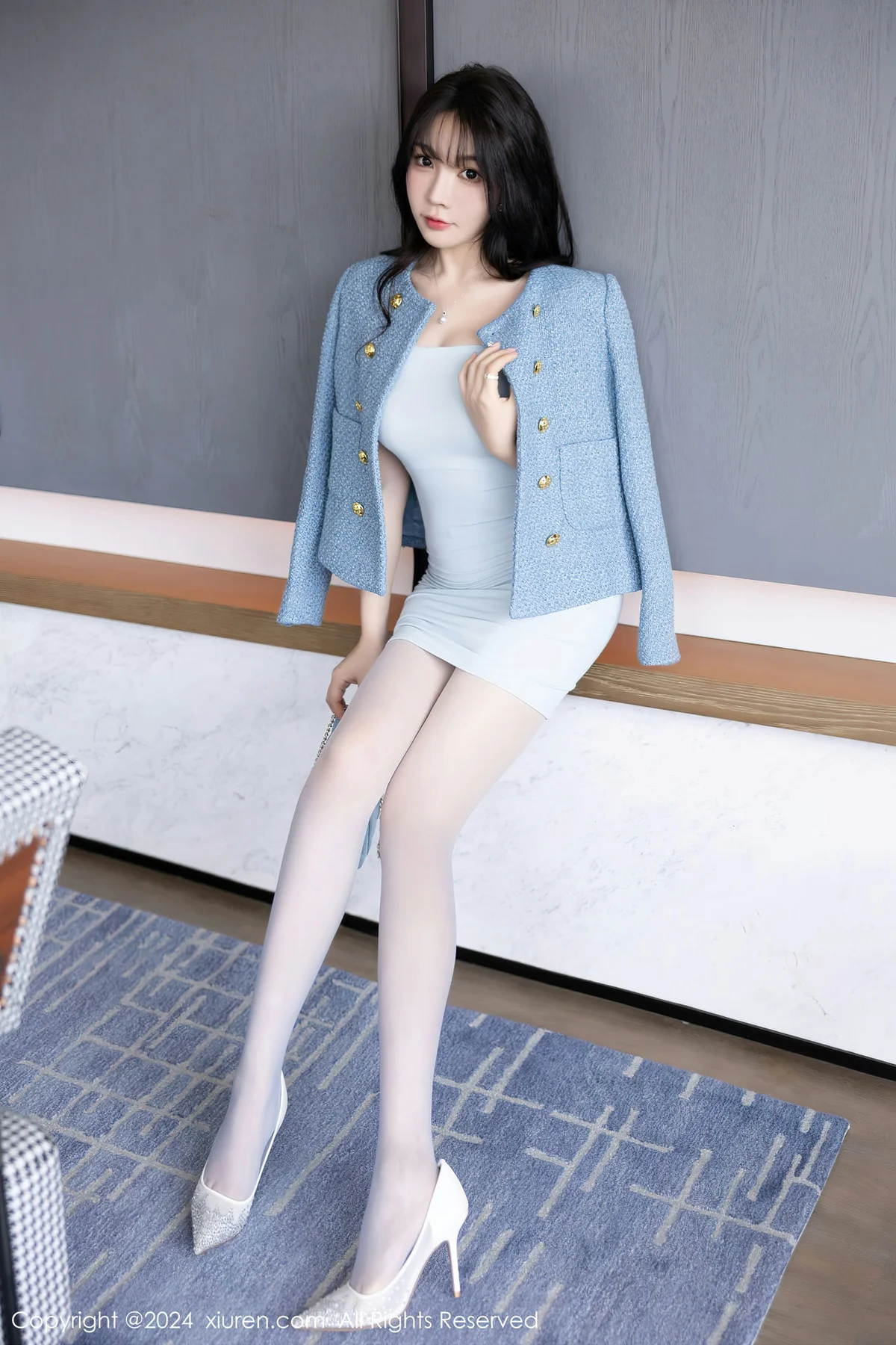 XiuRen 秀人 No.7976  徐莉芝Booty 诱人白色蕾丝性感写真11 - 8