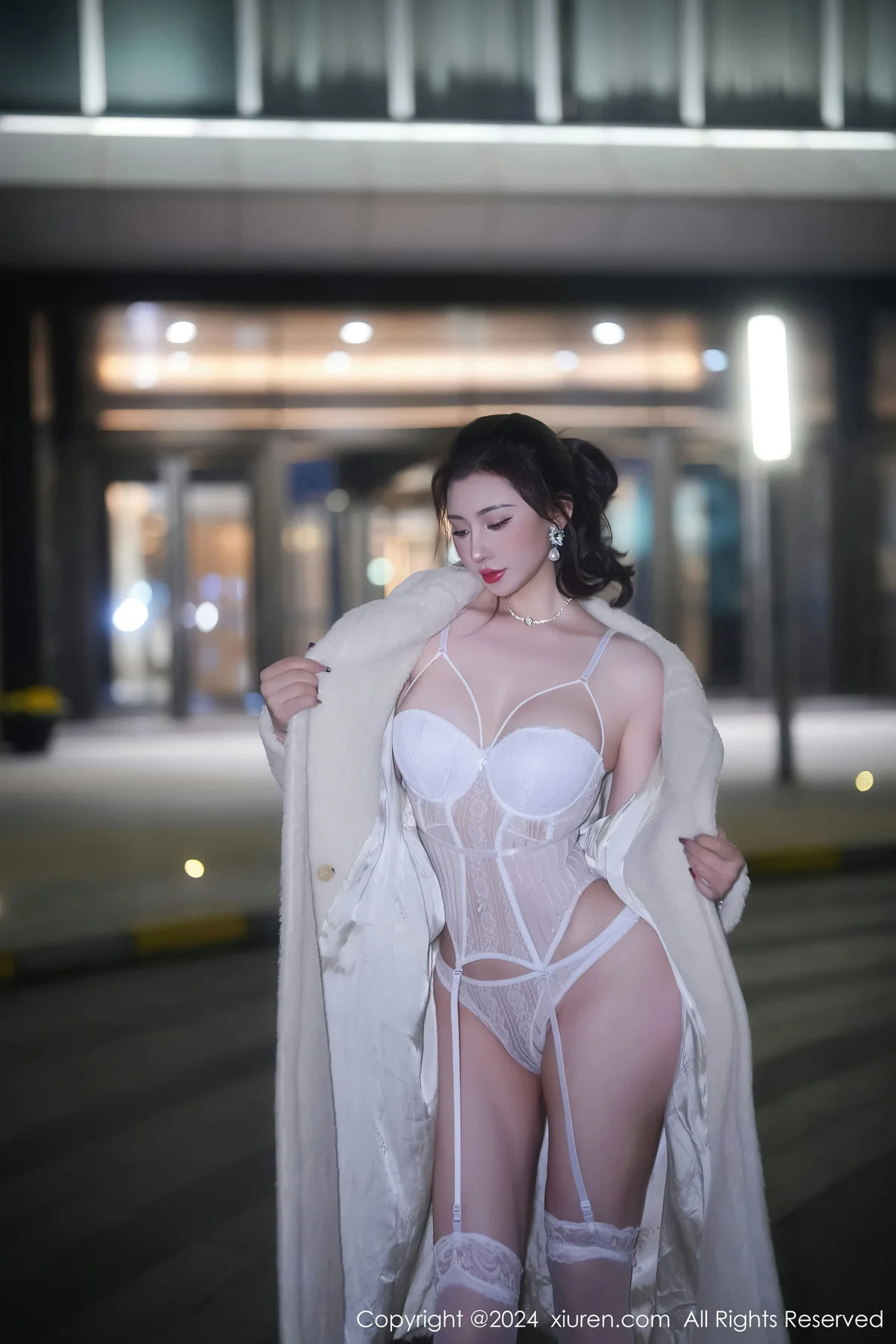 XiuRen 秀人 No.7978  蕾蕾醒了没 诱人白色丝袜首套写真11 - 6