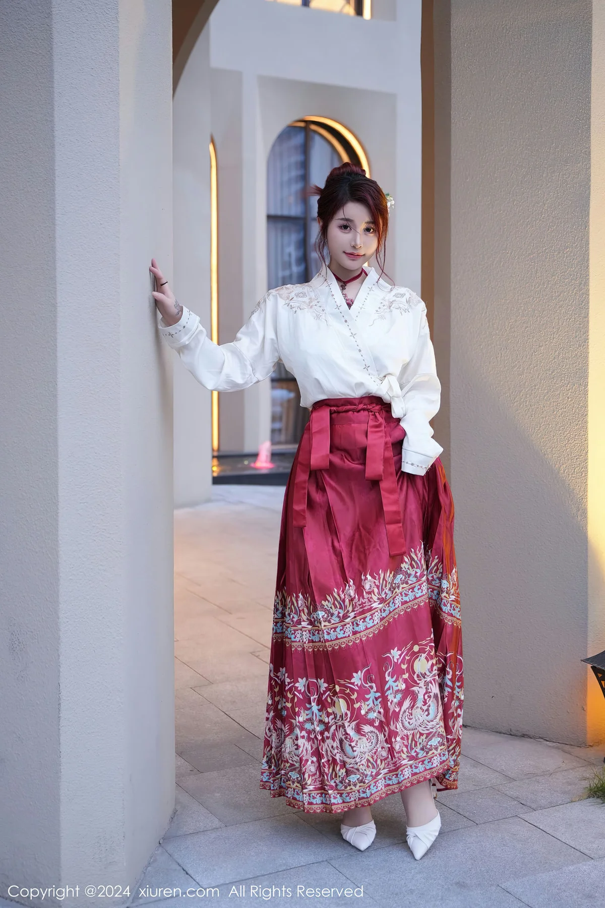 XiuRen 秀人 No.7985  美七 Mia 轻透古装性感写真33 - 5