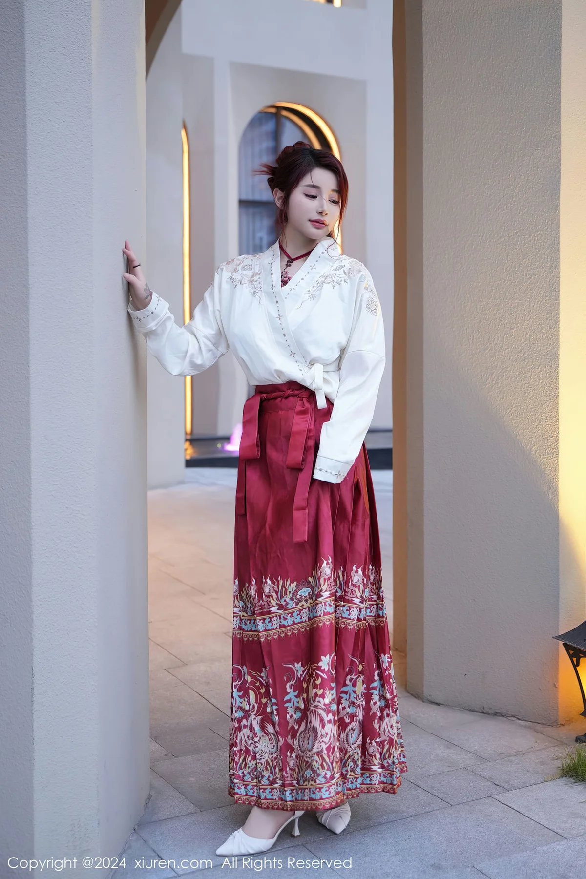 XiuRen 秀人 No.7985  美七 Mia 轻透古装性感写真33 - 6