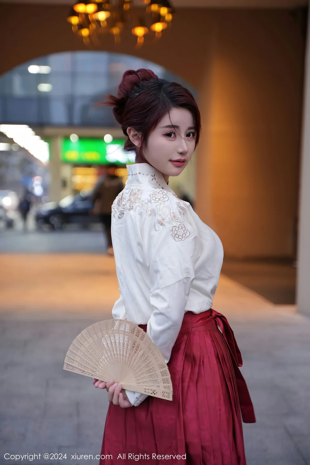 XiuRen 秀人 No.7985  美七 Mia 轻透古装性感写真33 - 5