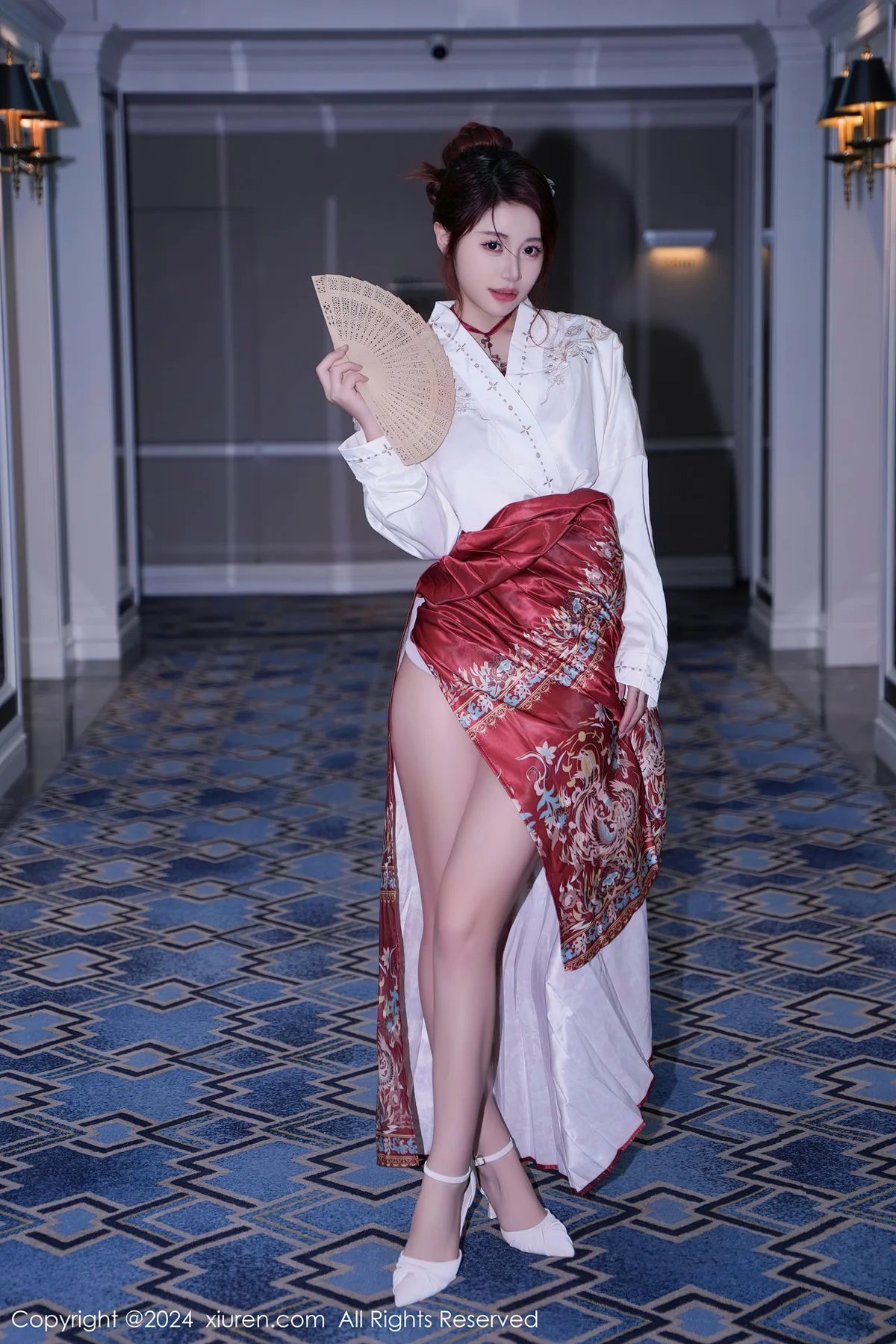 XiuRen 秀人 No.7985  美七 Mia 轻透古装性感写真33 - 8