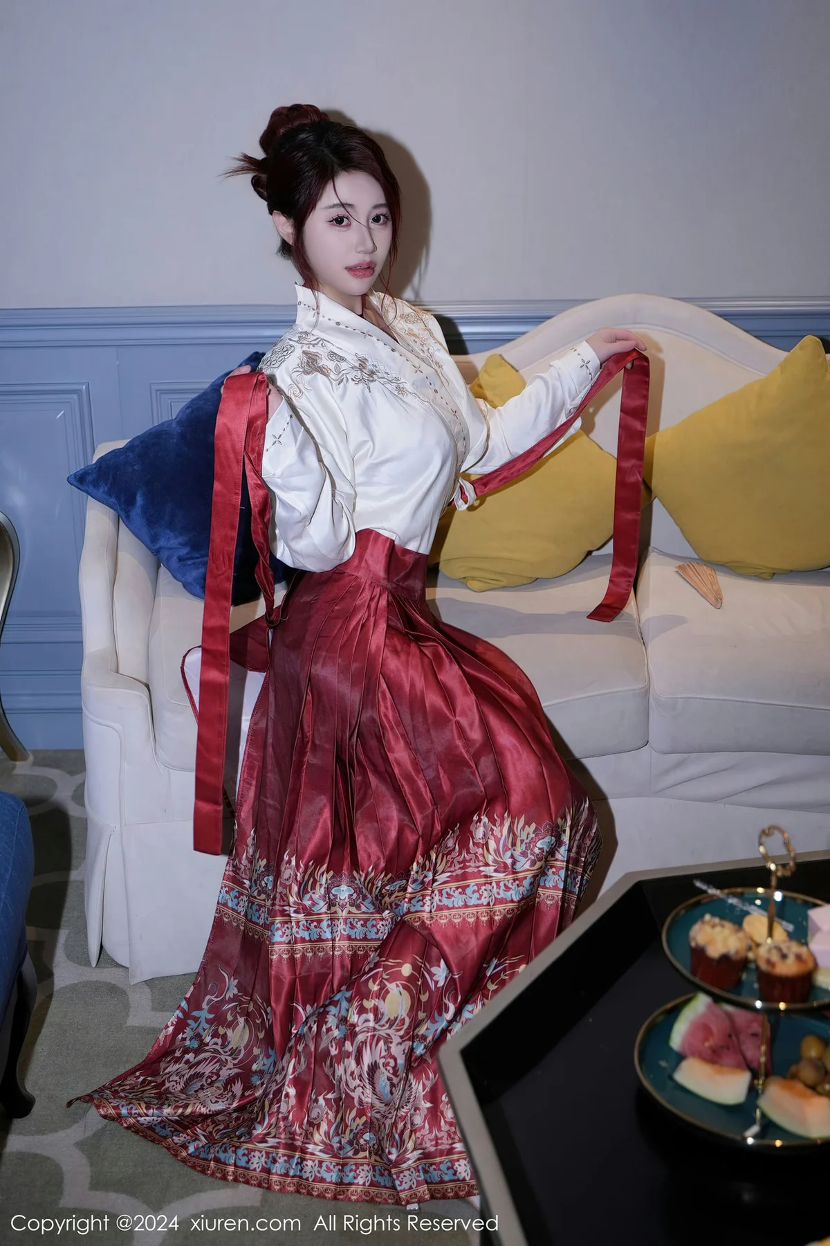 XiuRen 秀人 No.7985  美七 Mia 轻透古装性感写真33 - 10