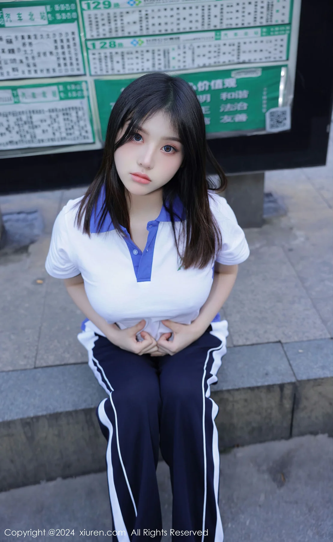 XiuRen 秀人 No.7994  豆瓣酱 公交车场景性感写真111 - 9