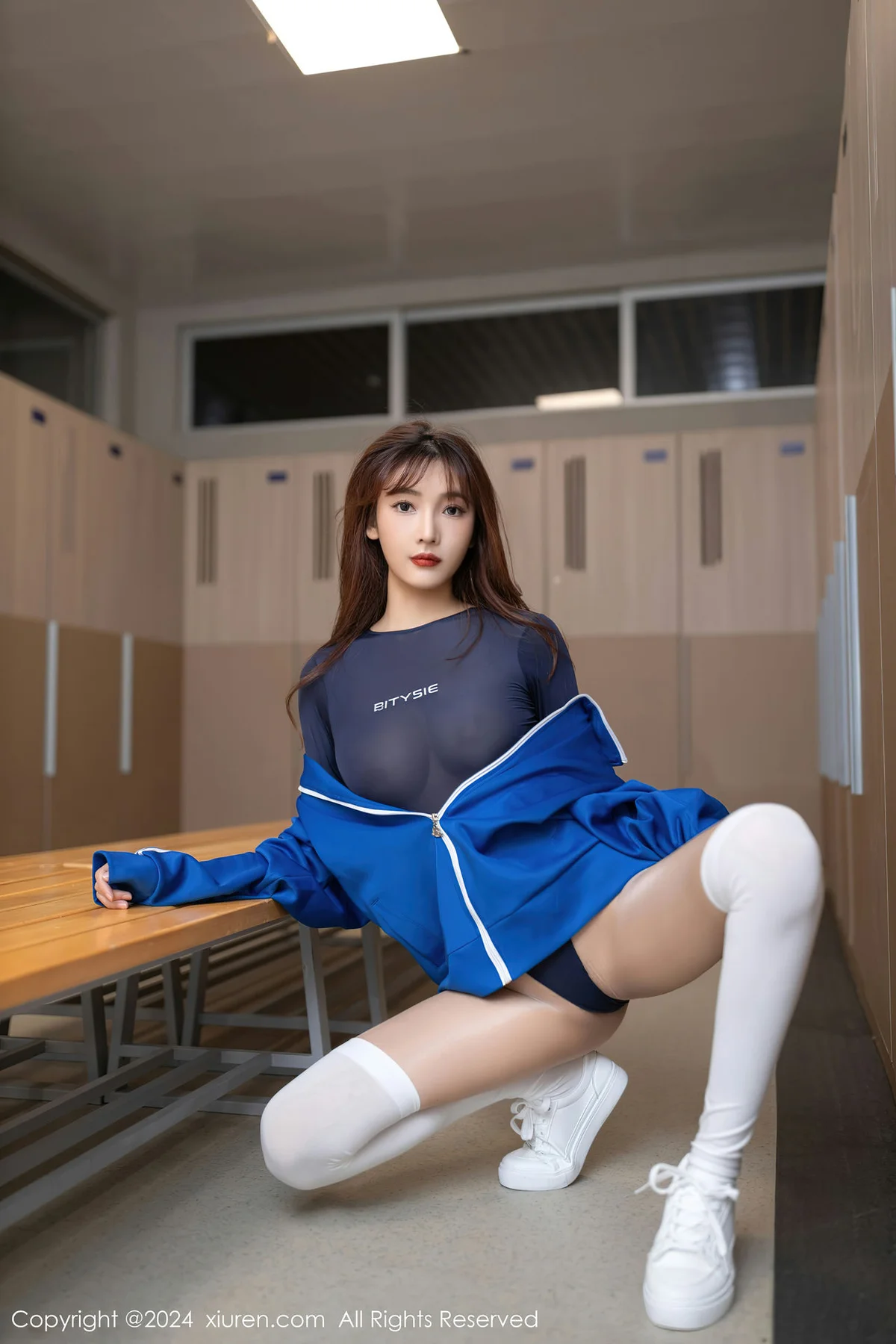 XiuRen 秀人 No.8021  陆萱萱 透视蓝色死库水泰国旅拍111 - 7