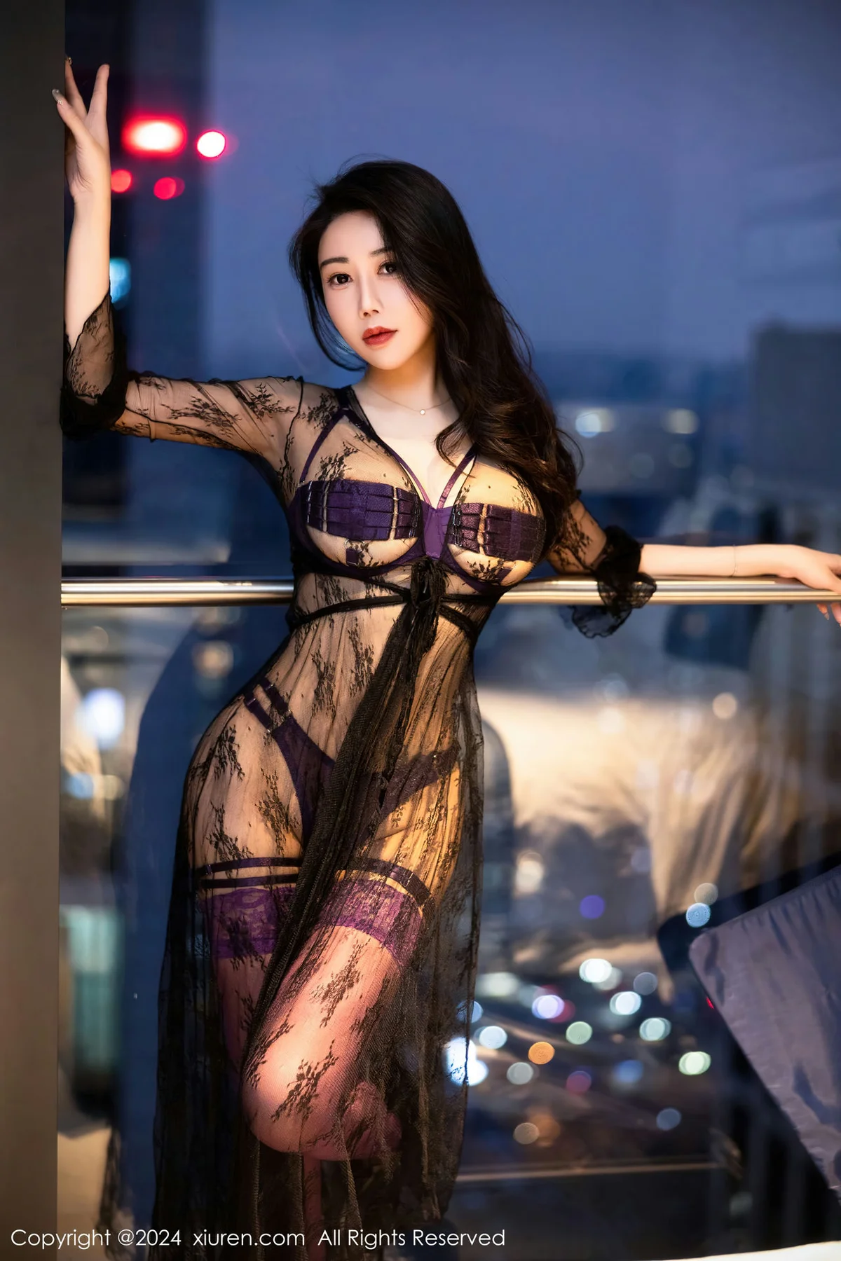 XiuRen 秀人 No.8046  李若汐 首套写真薄纱情趣长裙2 - 2