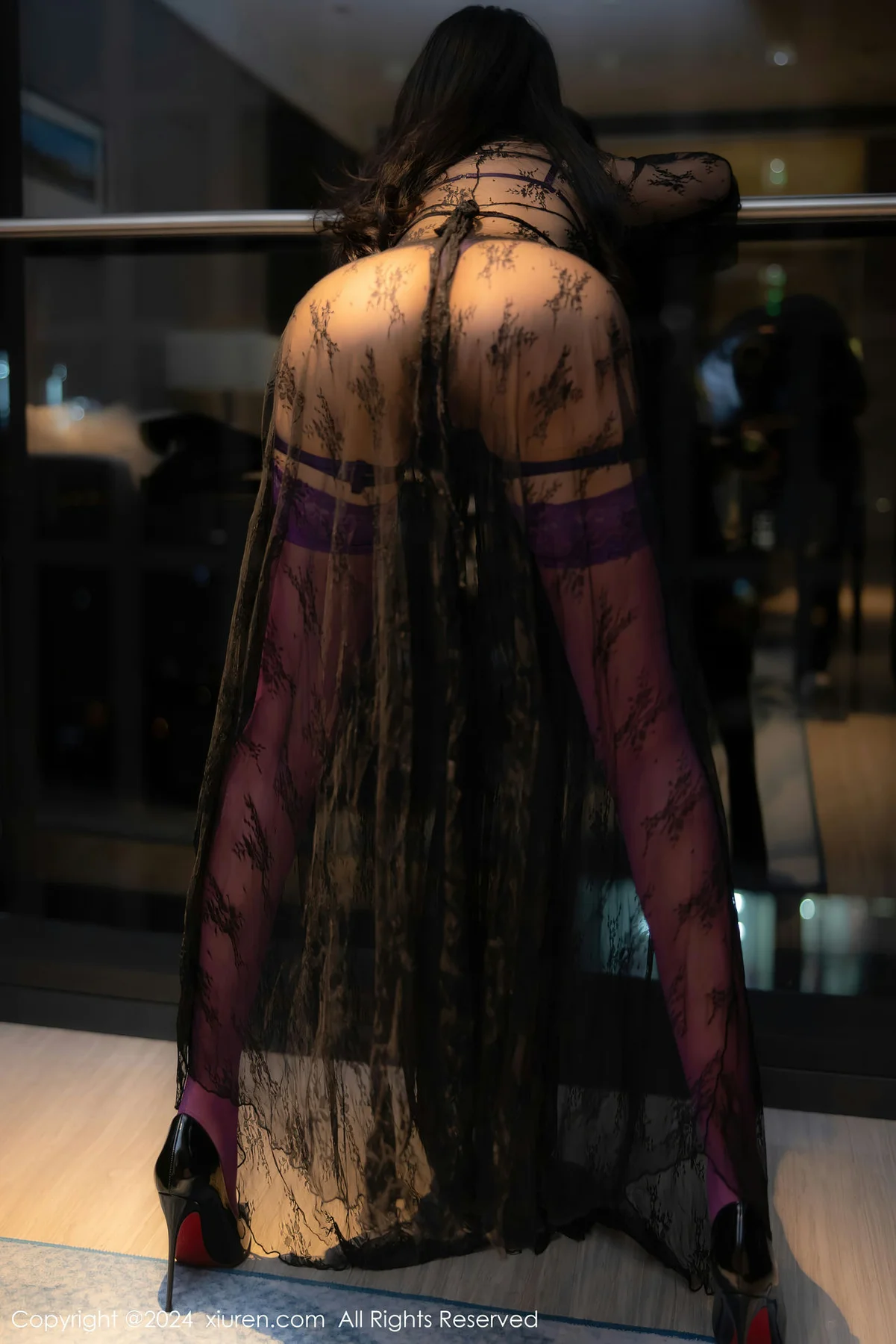 XiuRen 秀人 No.8046  李若汐 首套写真薄纱情趣长裙2 - 6