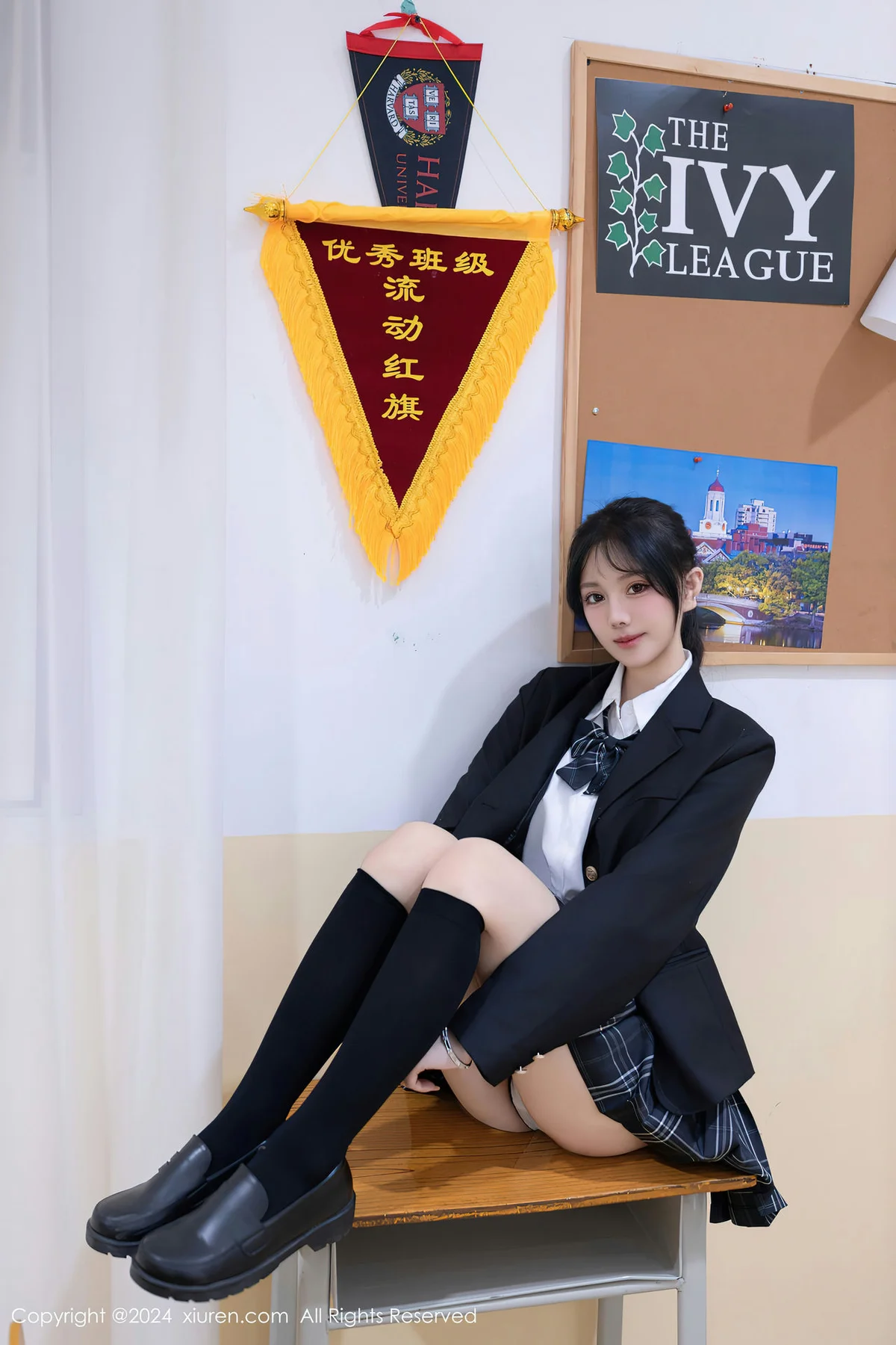 XiuRen 秀人 No.8058  幼幼 教室调教性感套装性感写真111 - 1