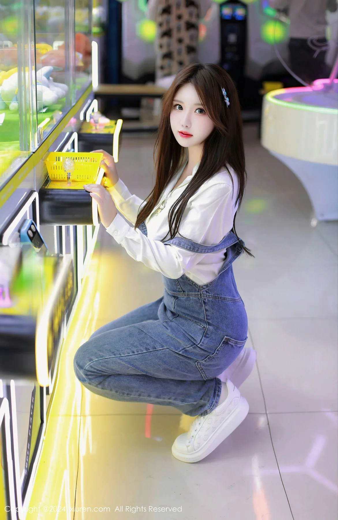 XiuRen 秀人 No.8087  小薯条nienie 电玩店场景拍摄性感写真11 - 2